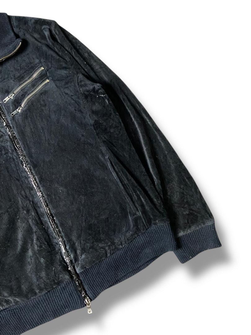semanticdesign SEMANTIC DESIGN Velvet-Like Zipper Jacket (135) Size US L / EU 52-54 / 3 - 4 Thumbnail