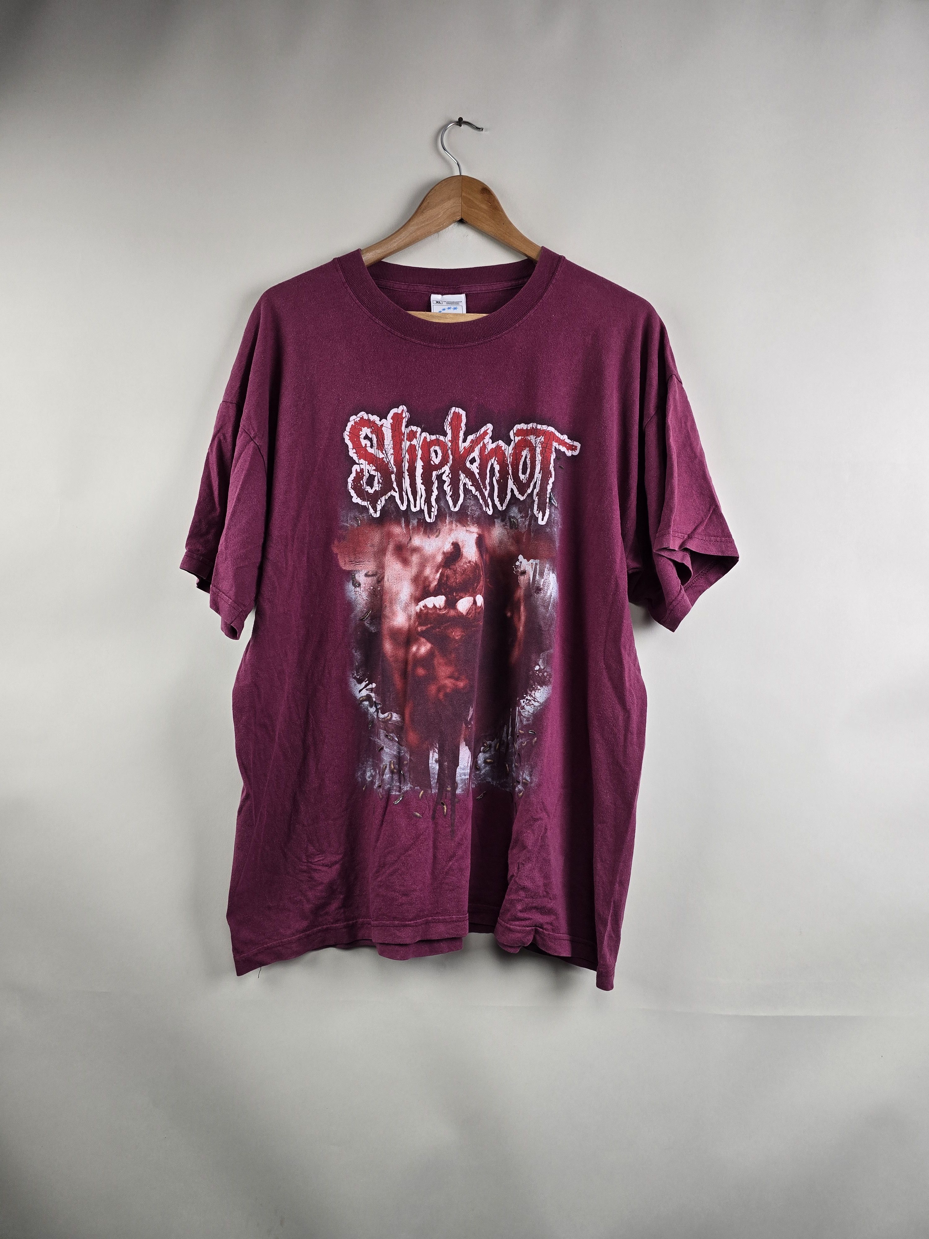 Band Tees × Slipknot × Vintage 2001 Slipknot Maggots International Infection XL 23" 29.5" Size US XL / EU 56 / 4 - 8 Thumbnail