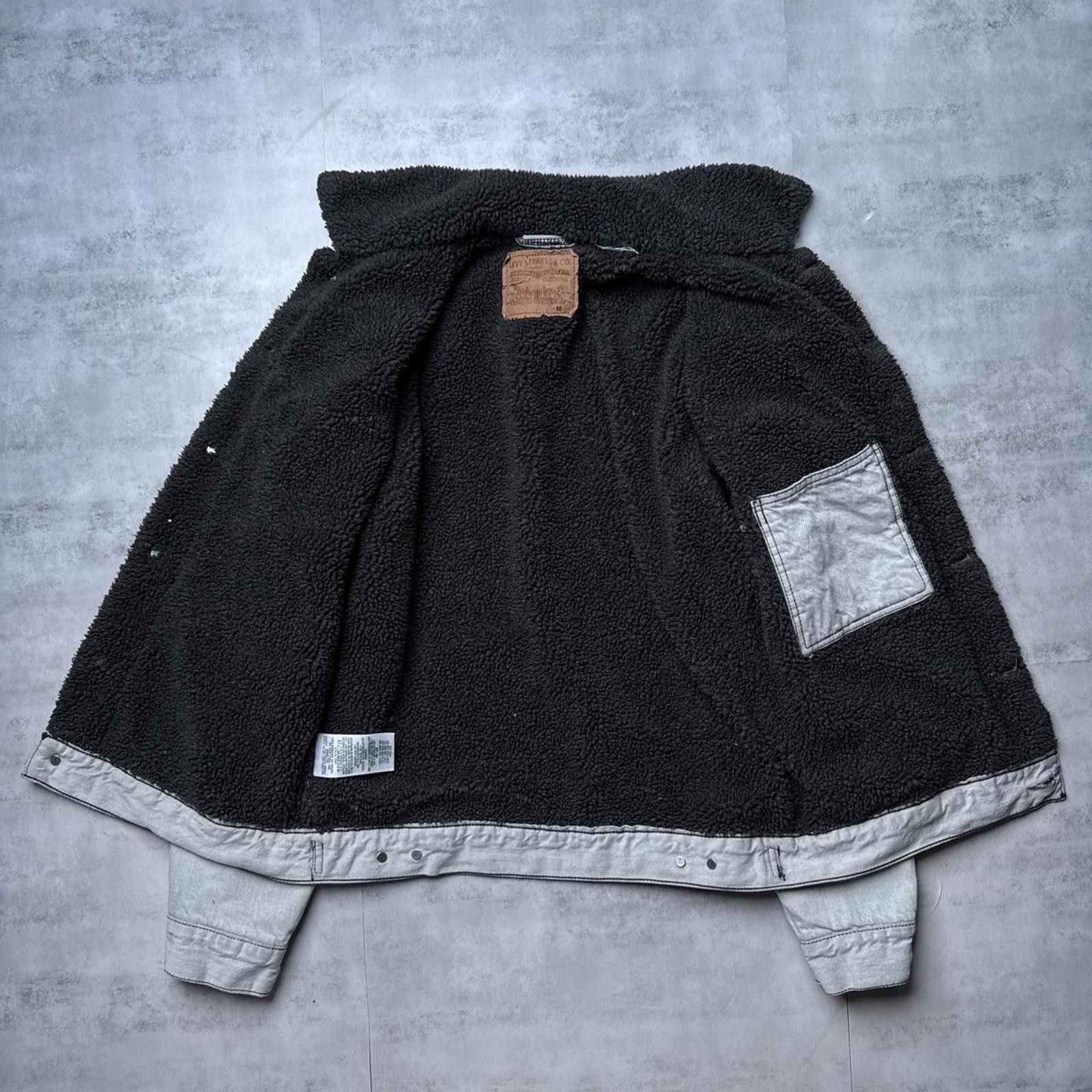 Levi's Y2K Levi’s Denim 00s Gray Zipper Jacket Size US M / EU 48-50 / 2 - 7 Thumbnail