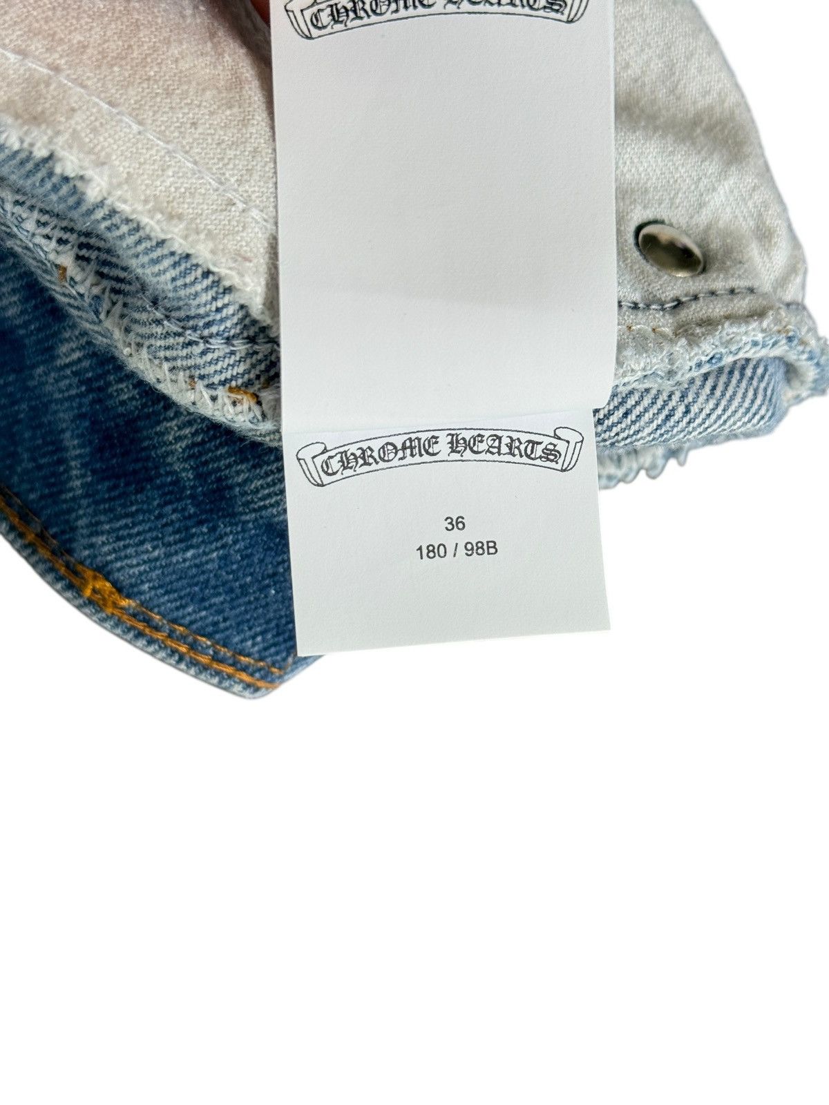 Chrome Hearts Chrome Hearts Flooded Patched 517 Levi’s Denim Jeans Size US 36 / EU 52 - 17 Thumbnail