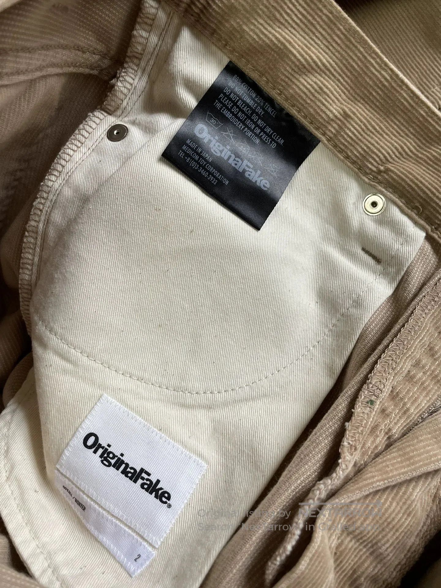Original Fake OriginalFake 09AW Corduroy Pants. Size US 26 / EU 42 - 7 Thumbnail