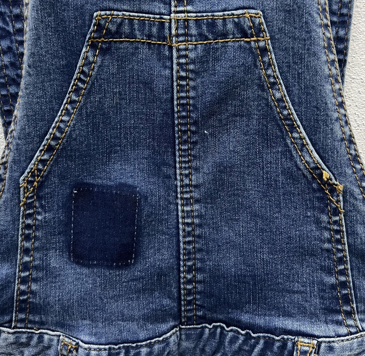 Japanese Brand × Vintage Stradivarius Distressed Denim Overalls Size EUR 38 / USA 6 / Size US 32 / EU 48 - 6 Thumbnail