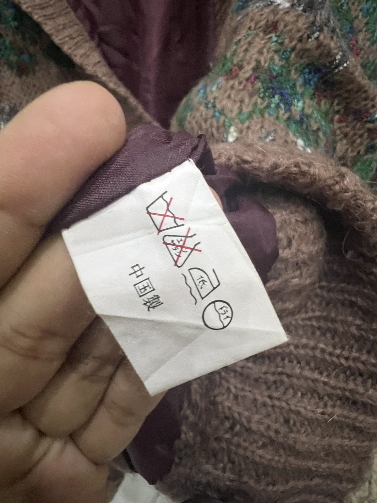 Japanese Brand VINTAGE Chunky Cozy Christmas Tree Button Up Knit Cardigan Size L / US 10 / IT 46 - 9 Thumbnail