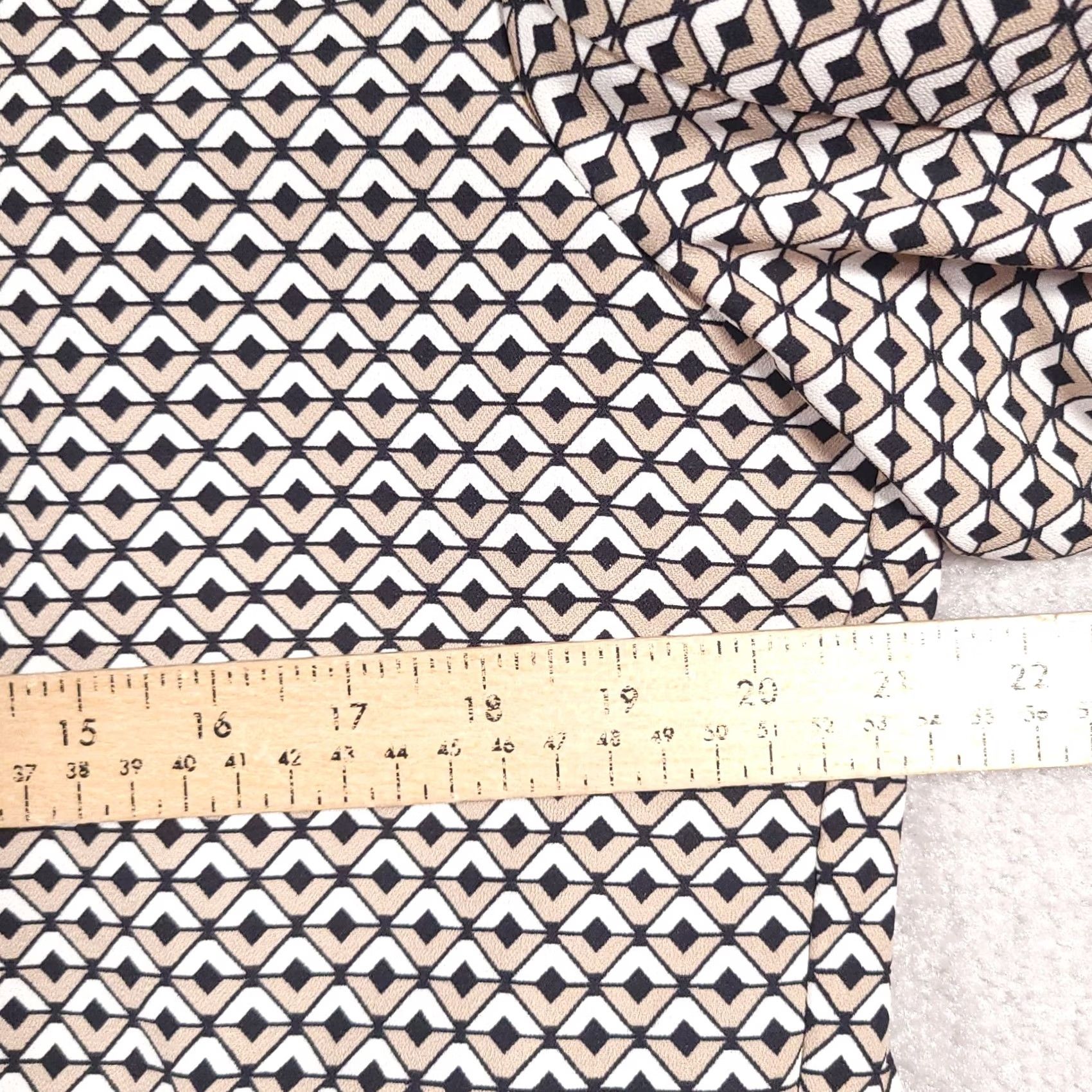 Vintage Notations Jacket Blazer Women's Large Geometric Print Open Front Lined Blazer Size L / US 10 / IT 46 - 6 Thumbnail