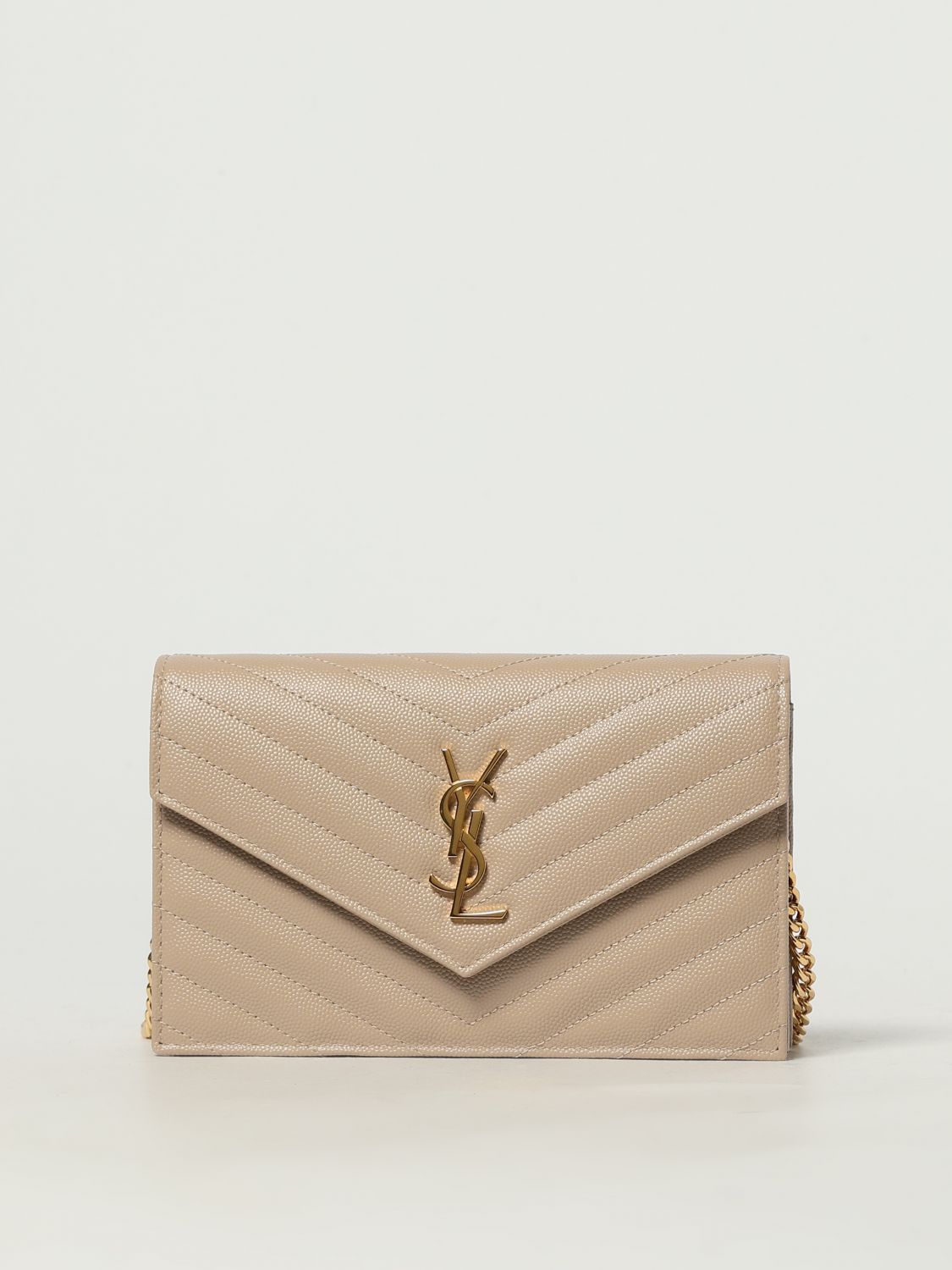 Saint Laurent Paris Saint Laurent Mini Bag Woman Beige, Women's