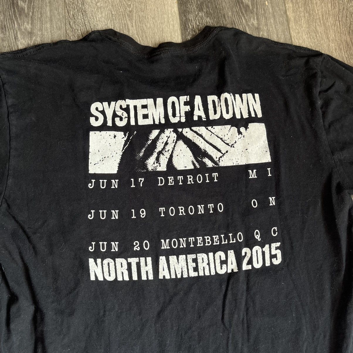 Band Tees Vintage System of a Down North America 2015 Band Tour Tee Size US M / EU 48-50 / 2 - 4 Thumbnail