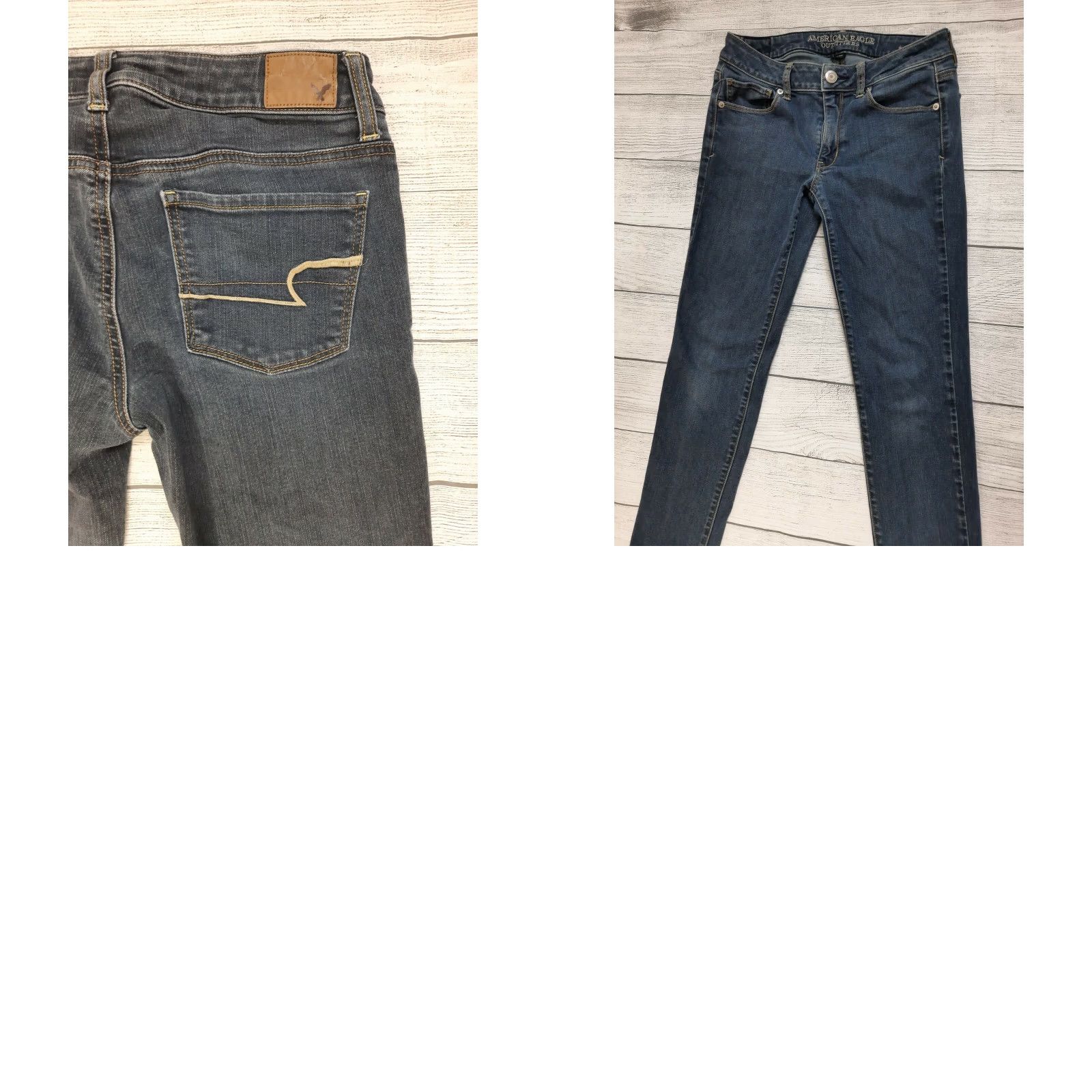 American Eagle Outfitters VINTAGE American Eagle Stretch Denim Skinny Jeans Women's 6 Reg Crop 28x26.5 Size 28" / US 6 / IT 42 - 8 Thumbnail