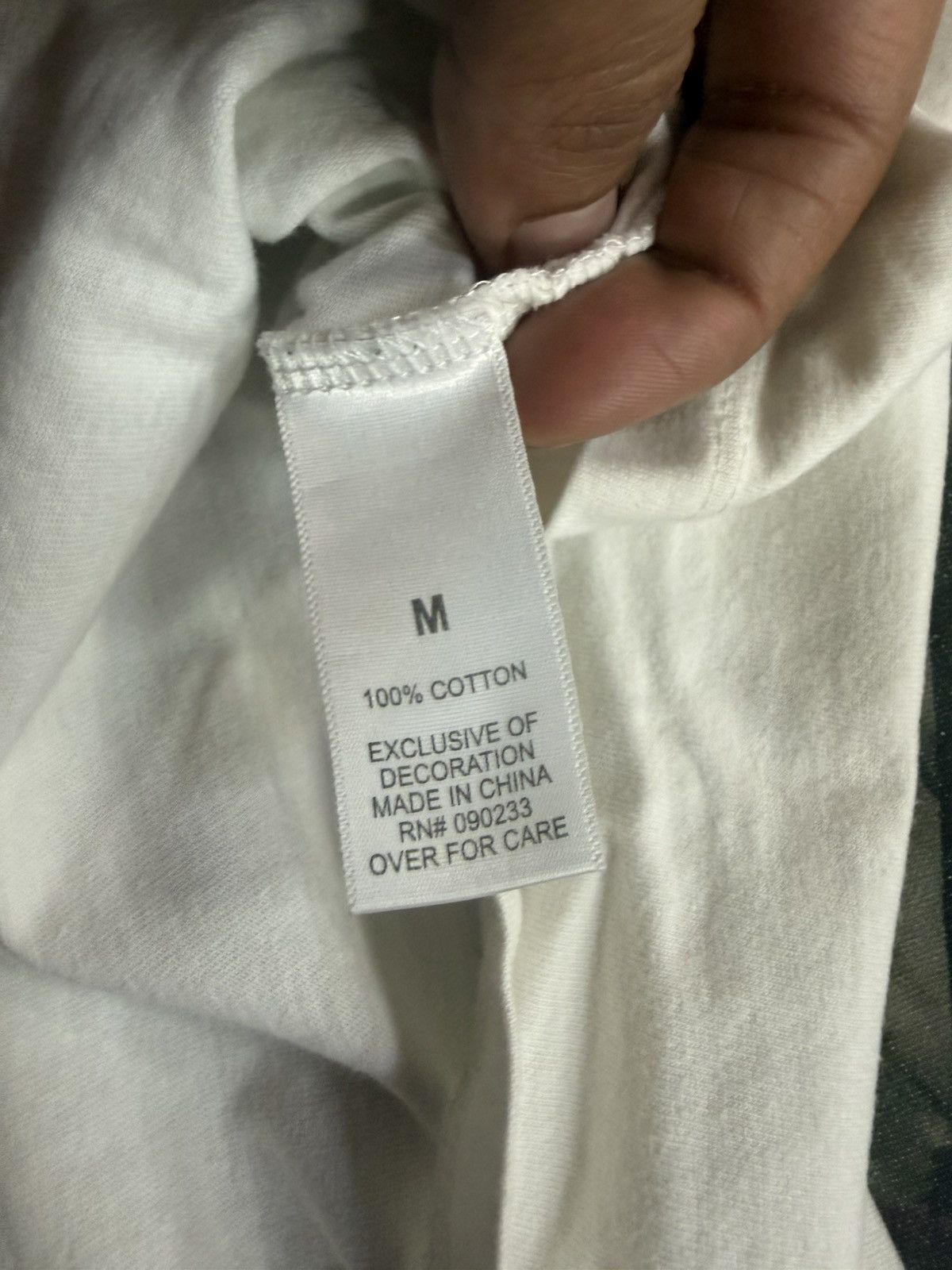 Fear of God Essentials Fear of God White Cherry Blossoms Photo Tee FW19 Size US M / EU 48-50 / 2 - 5 Thumbnail
