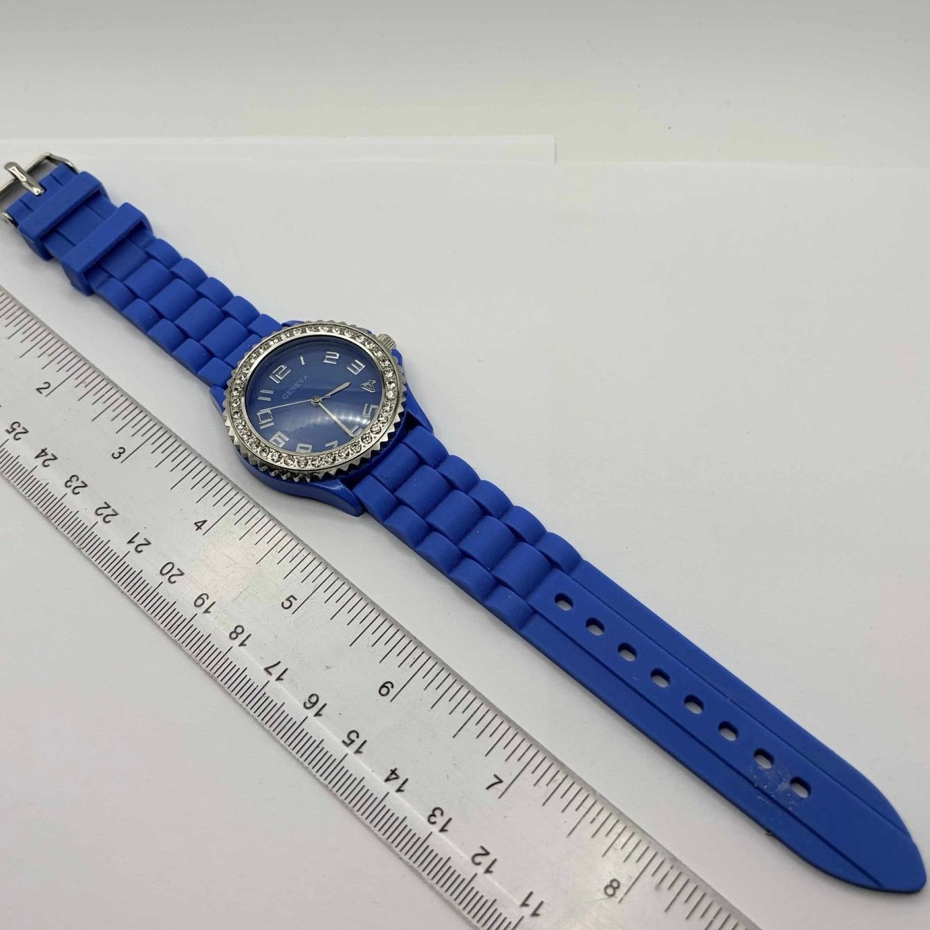 Geneva Blue Crystal Geneva Men’s Watch Size ONE SIZE - 4 Thumbnail