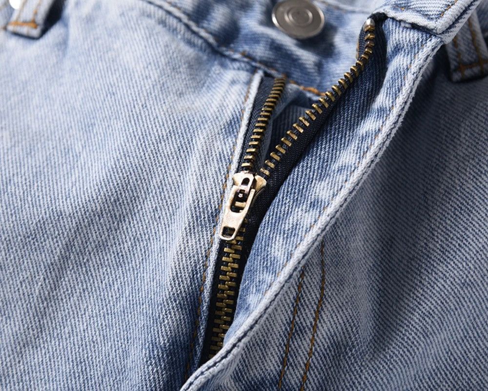 Japanese Brand × Vintage Frayed Jeans High Street Vibe Ripped with Holes Retro Style Size US 30 / EU 46 - 10 Thumbnail