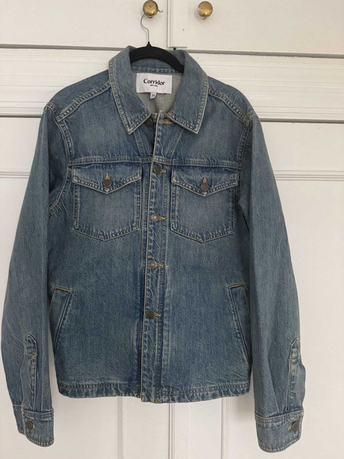 Corridor Corridor - Made in Italy Organic Cotton Denim Jacket XS NWT Size US XS / EU 42 / 0 - 1 Thumbnail