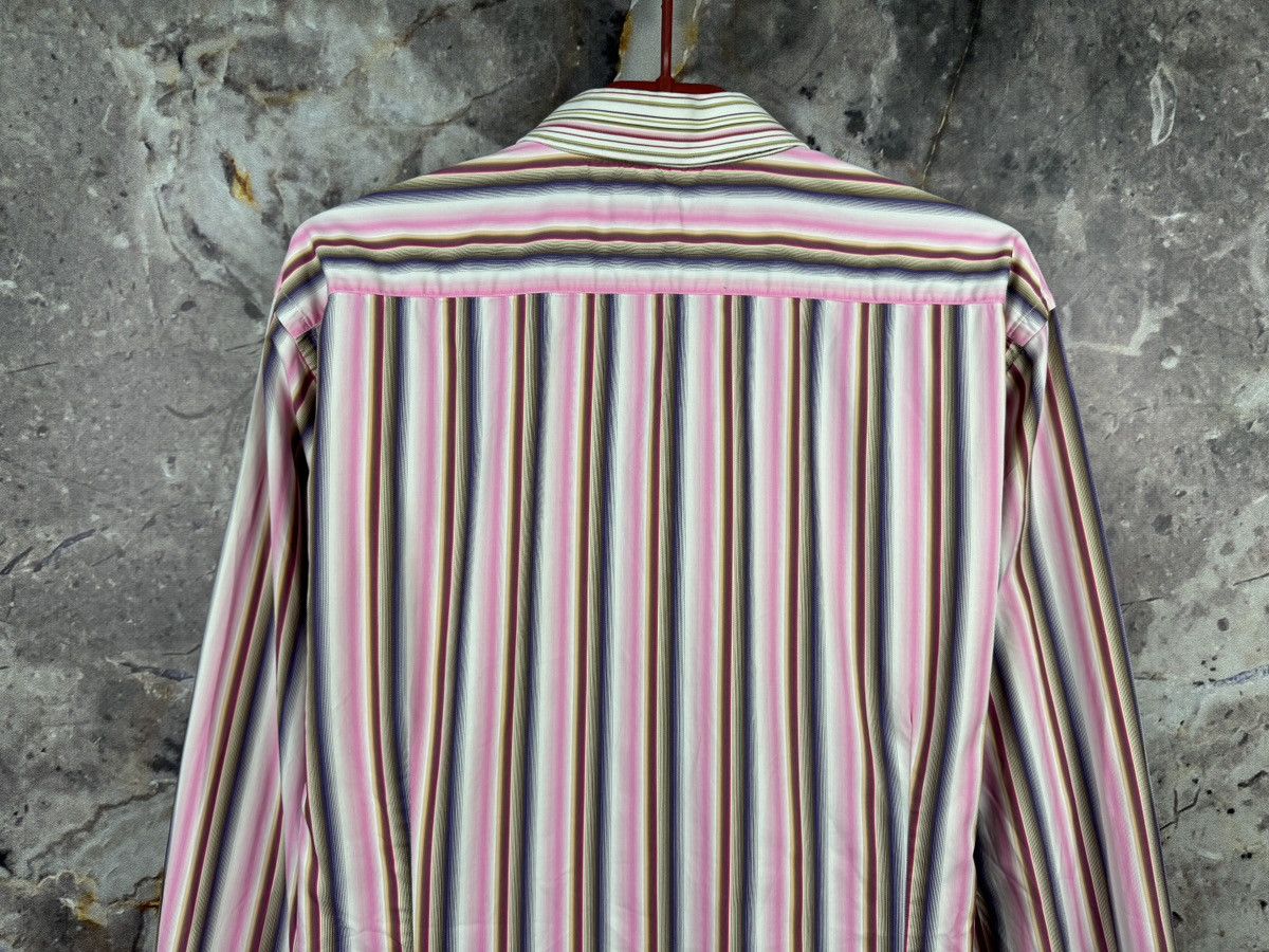 Etro Men’s Etro Milano Striped Shirt Button Up Long Sleeve Size US XXL / EU 58 / 5 - 12 Thumbnail