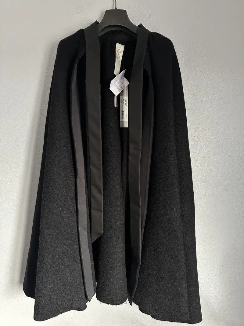 Rick Owens FW22 “Strobe” alpaca/wool cape bnwt Size US M / EU 48-50 / 2 - 1 Thumbnail