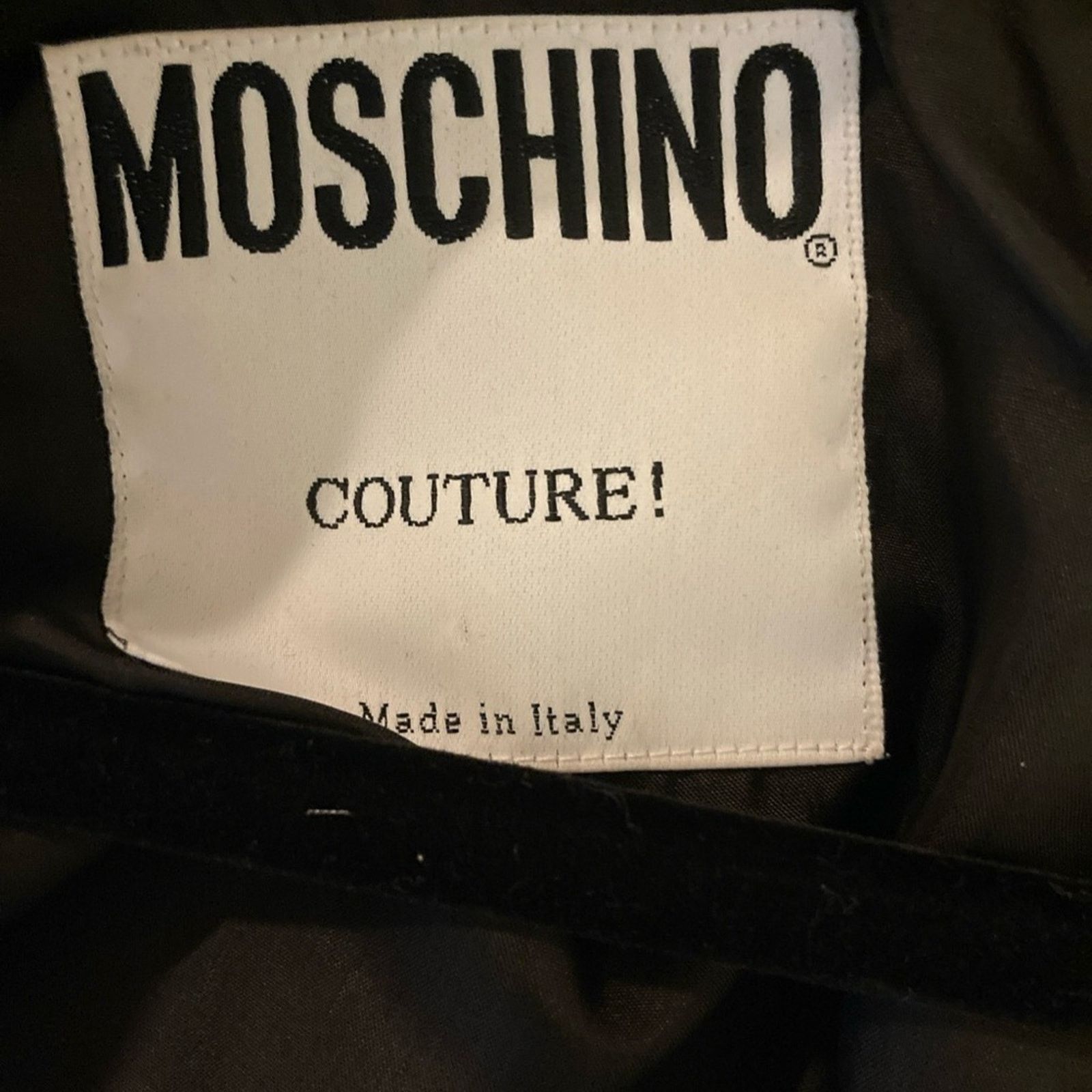 Moschino Moschino couture black long sleeve pocket dress Size L / US 10 / IT 46 - 5 Thumbnail