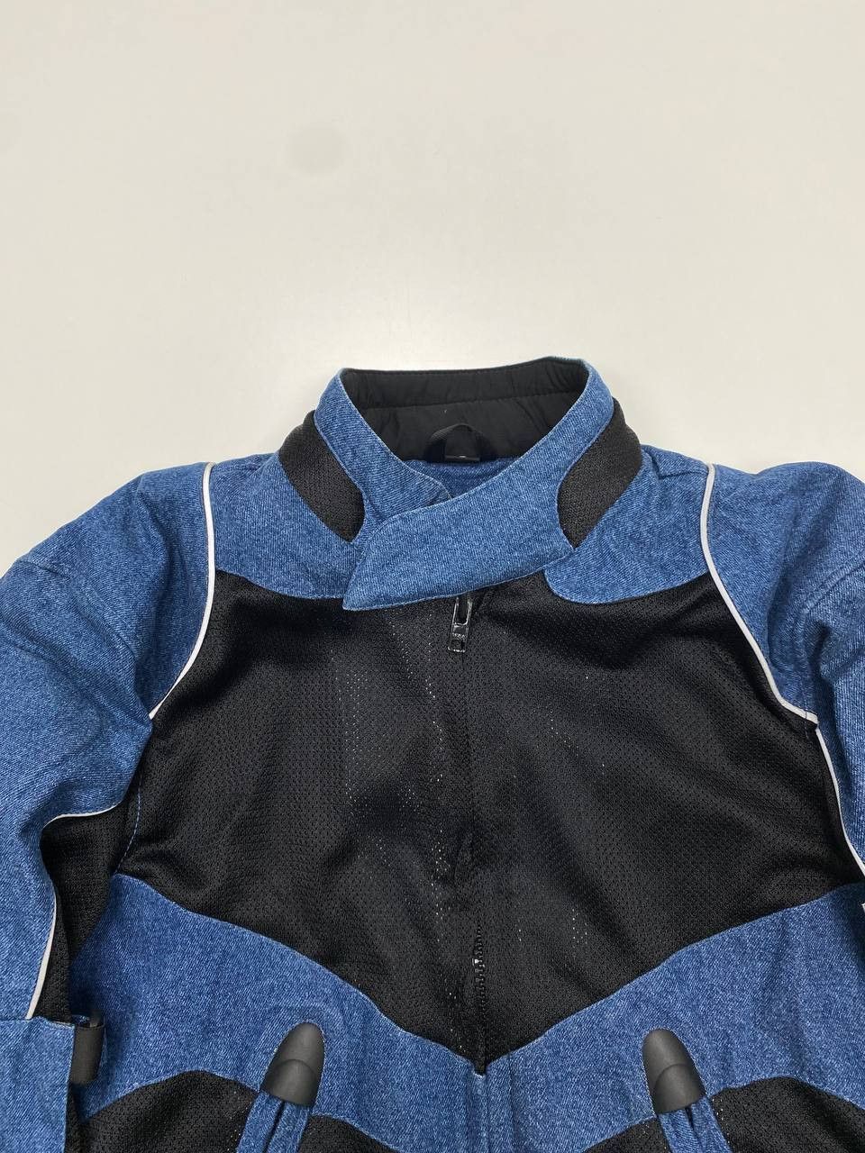 Vintage Danny Moto Blue Black L Vintage Motorcycle Jacket for Men Size US L / EU 52-54 / 3 - 2 Thumbnail