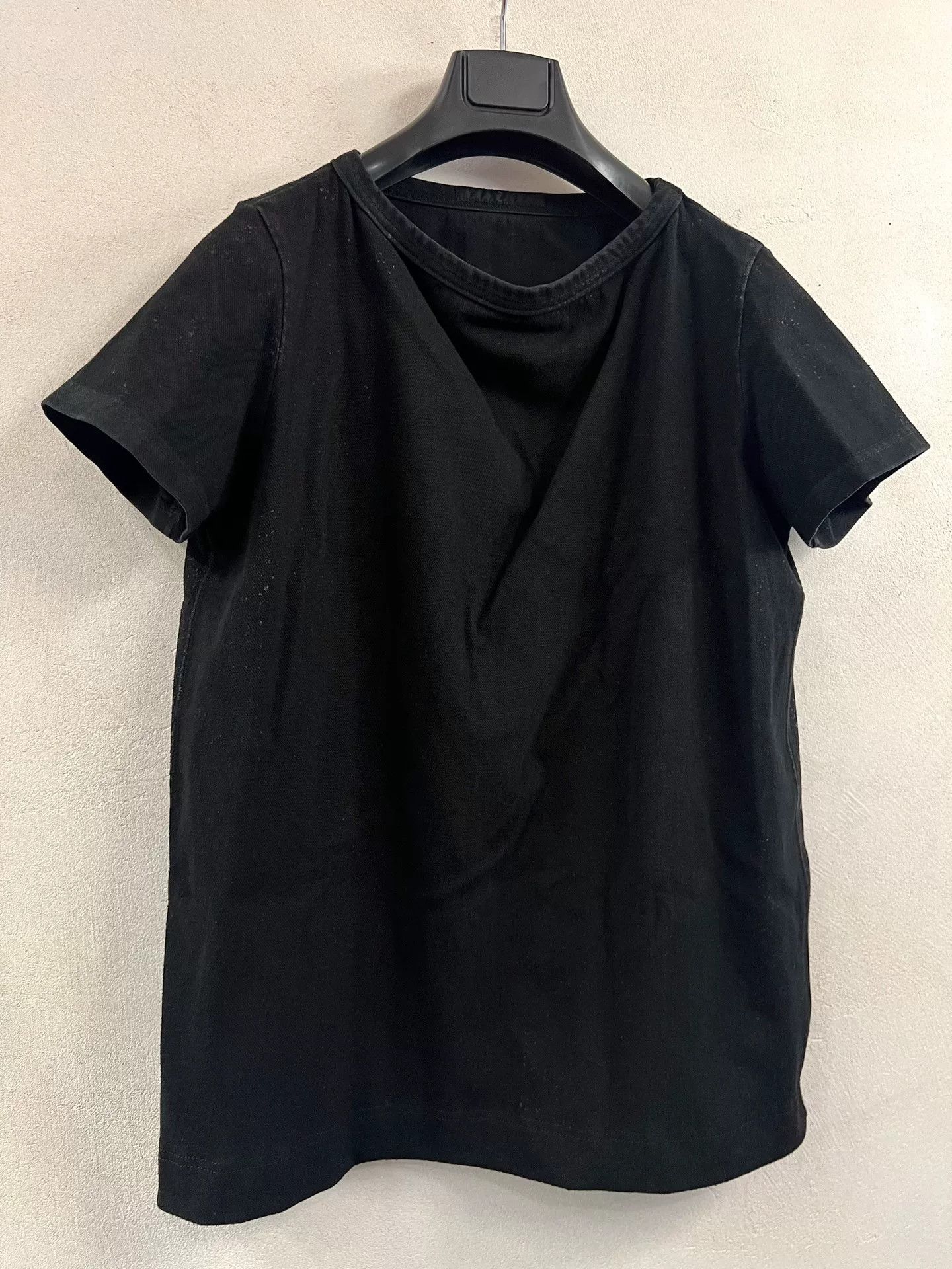Julius Julius 7 Black Coated Denim T-shirt Size US M / EU 48-50 / 2 - 1 Thumbnail