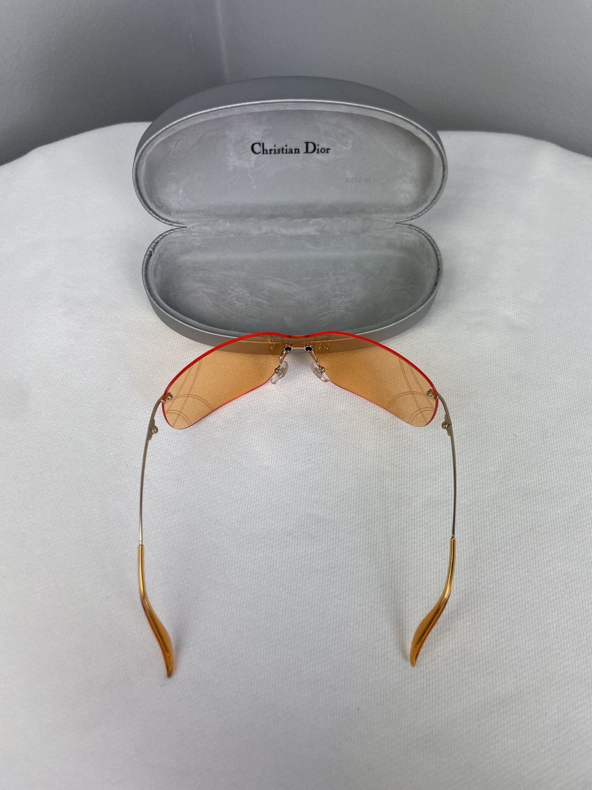 Christian Dior Monsieur Vintage Y2K Christian Dior Bowling Sunglasses With Case Size ONE SIZE - 10 Thumbnail