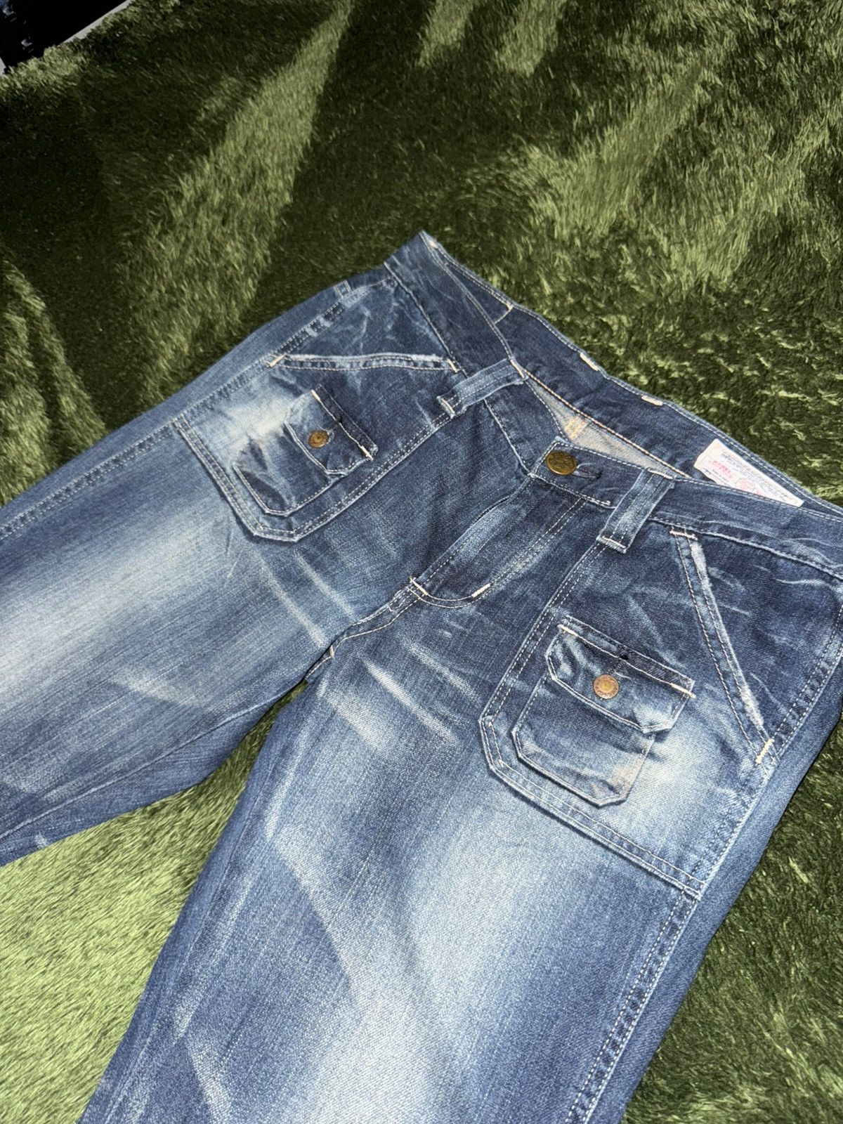 Edwin [M] EDWIN Pocket Detail Washed Denim Pants MADE IN JAPAN Size US 30 / EU 46 - 2 Thumbnail