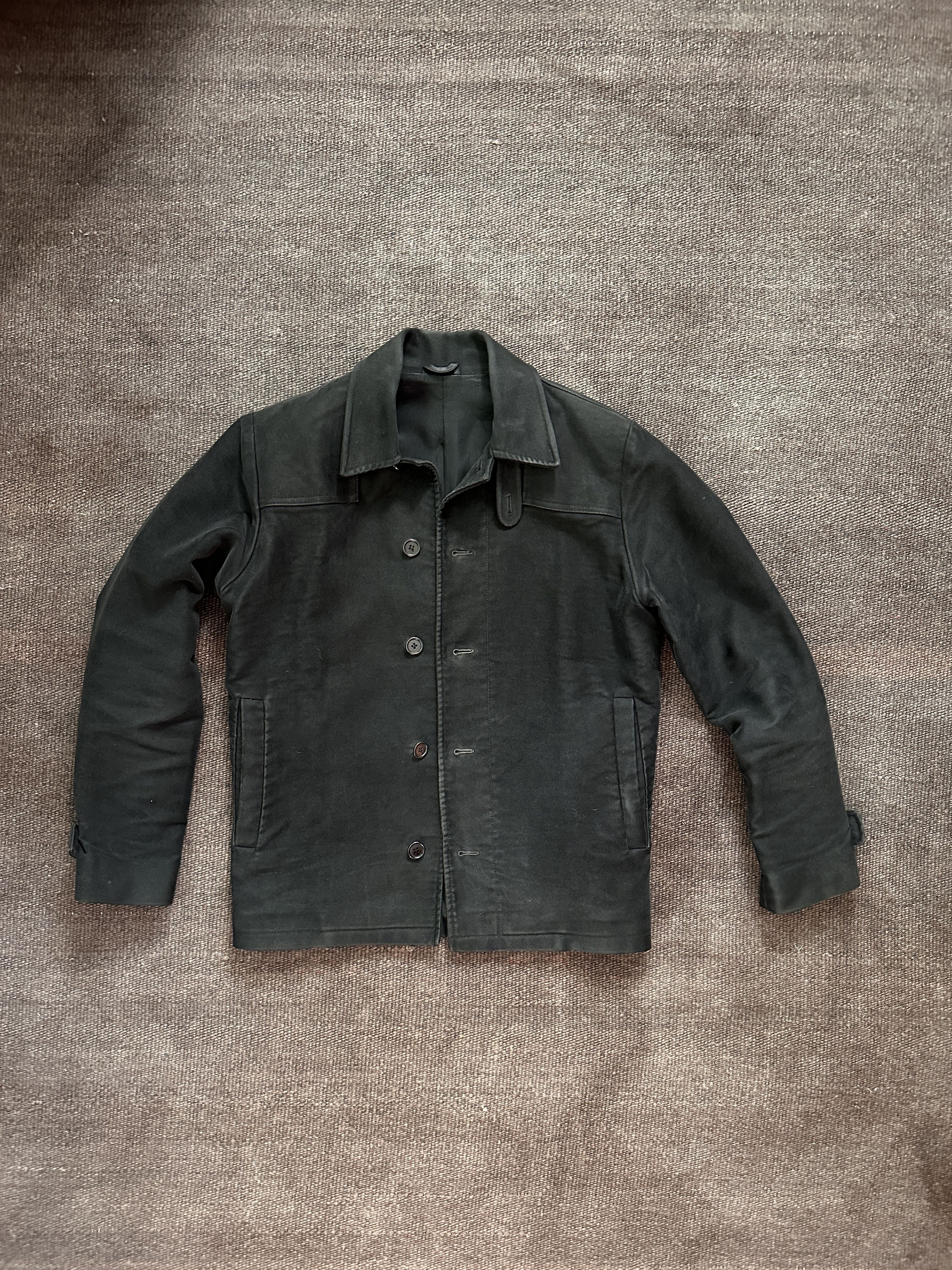 Helmut Lang SS1996 Moleskin Donkey Jacket Size US S / EU 44-46 / 1 - 1 Thumbnail