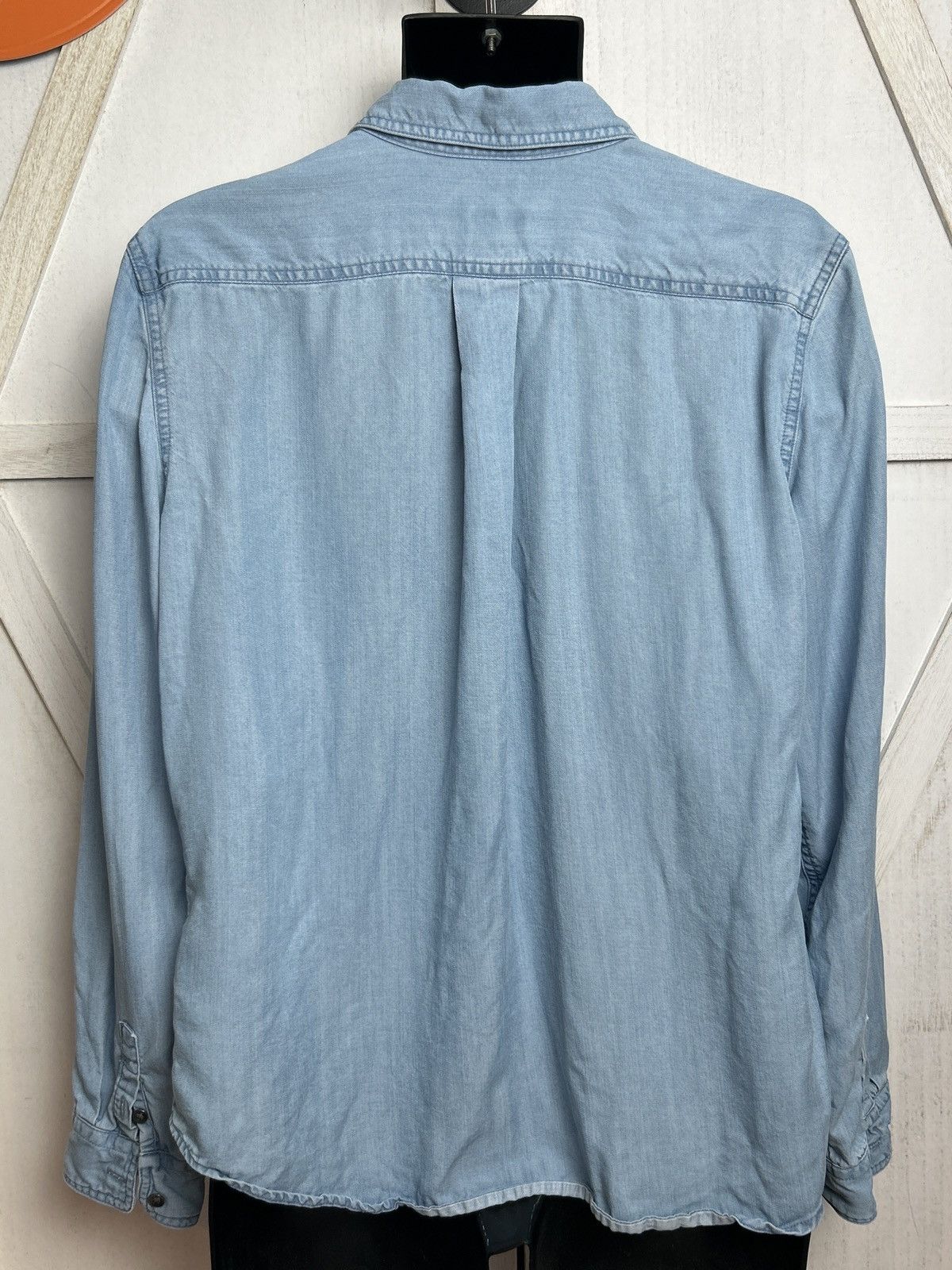 Chaps Chaps Denim Shirt Women’s Petite XL Blue Long Sleeve Button Size XL / US 12-14 / IT 48-50 - 4 Thumbnail