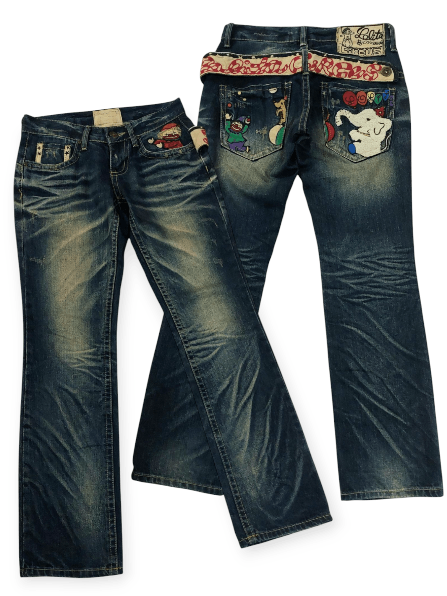 Designer Hot🔥Yoshitomo Nara x Lolita Circus Exotic Denim Size US 29 - 3 Thumbnail
