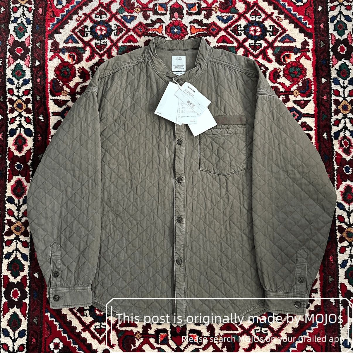 Sz 2 Visvim 25SS Quilted Palmer Shirt Jacket mojos152613