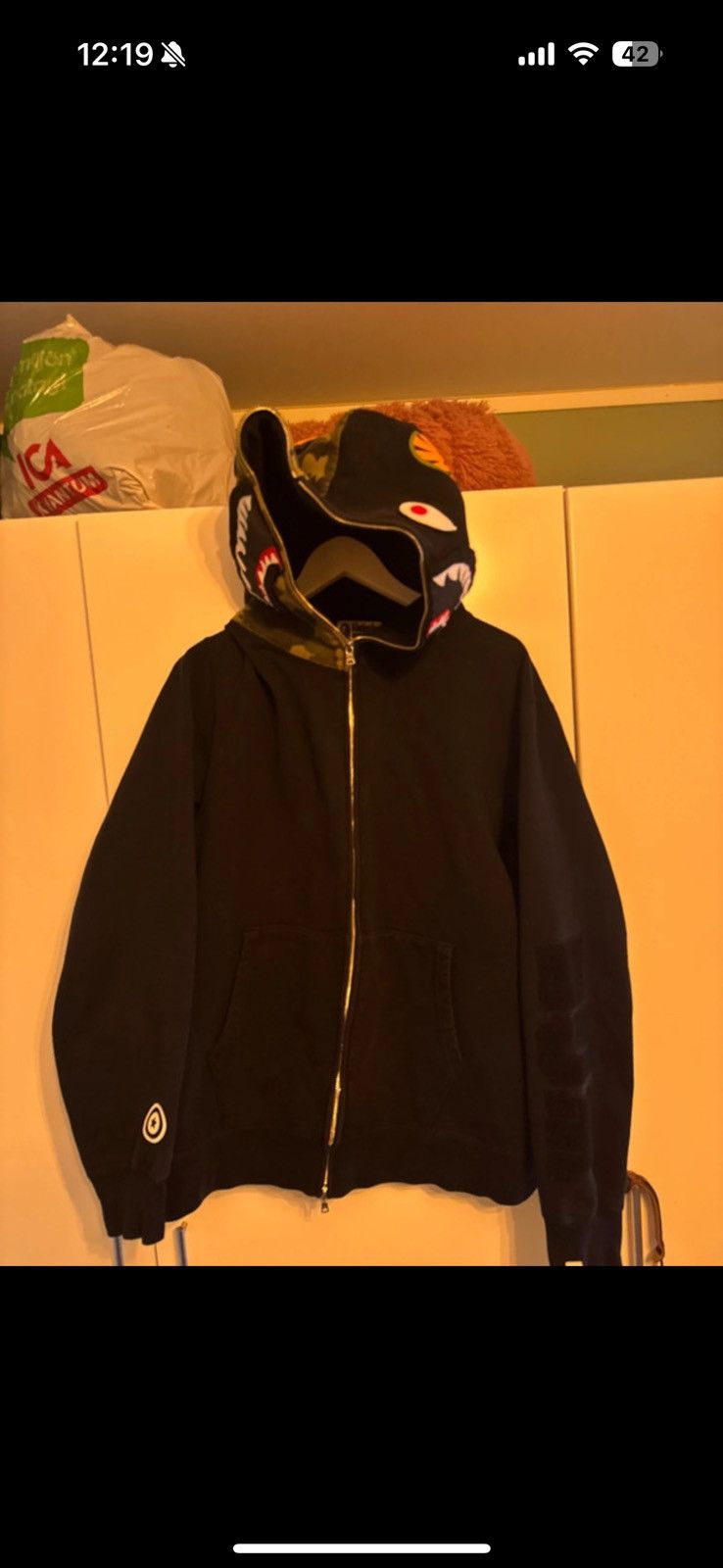 Bape Bape zip hoodie velcro 1st camo hood Size US XXL / EU 58 / 5 - 1 Thumbnail