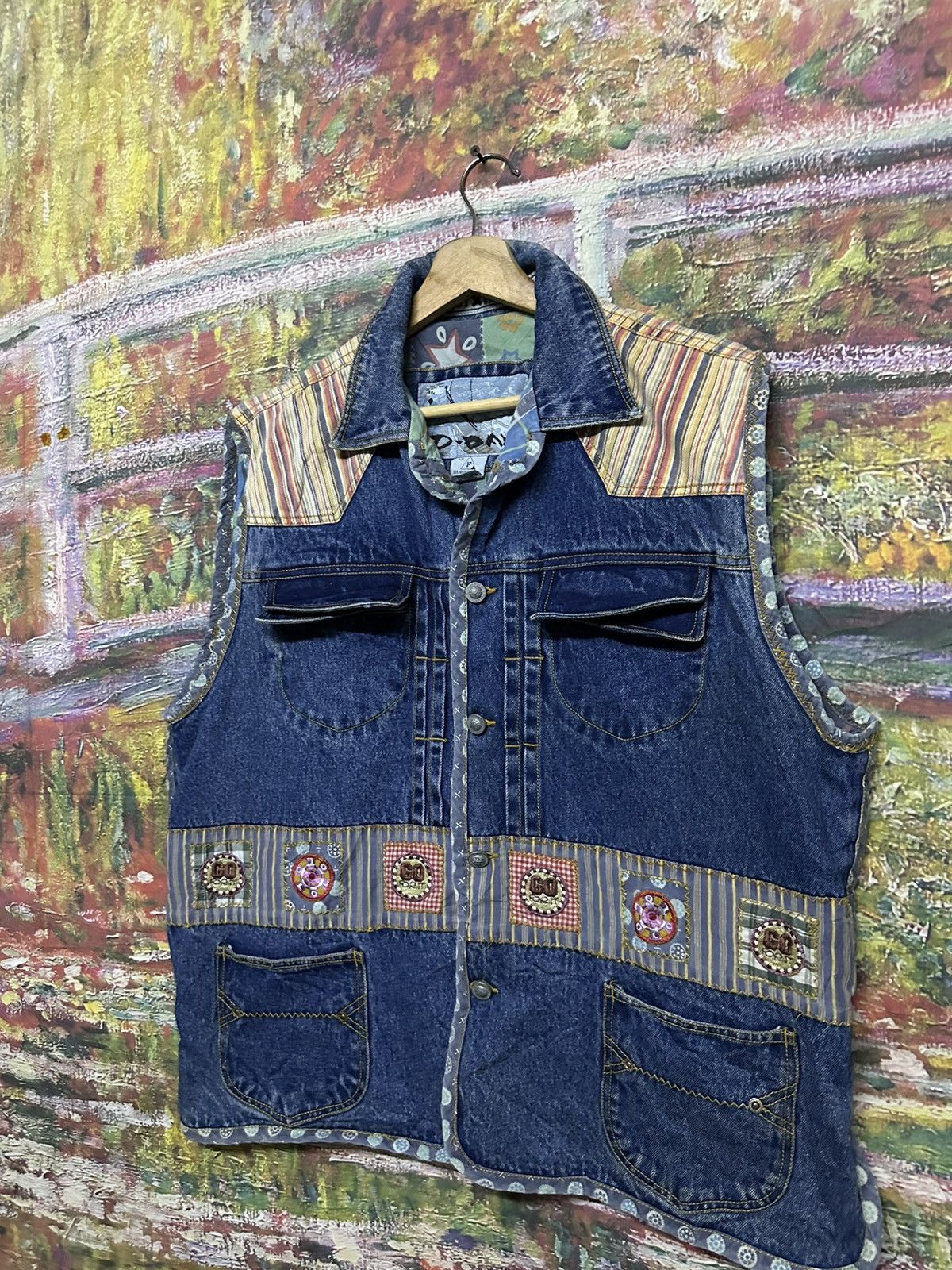 Vintage Vintage vest D-day denim Size US L / EU 52-54 / 3 - 4 Thumbnail