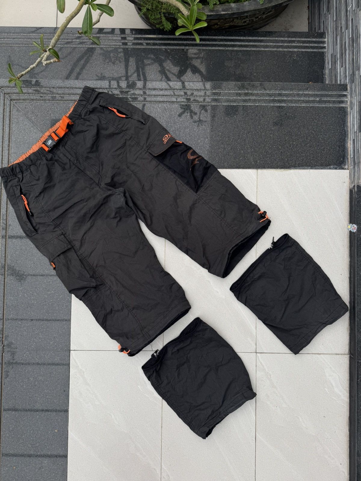 90’s PIKO RARE HAWAIIAN SURF VINTAGE TRANSFORMER SHORT PANTS