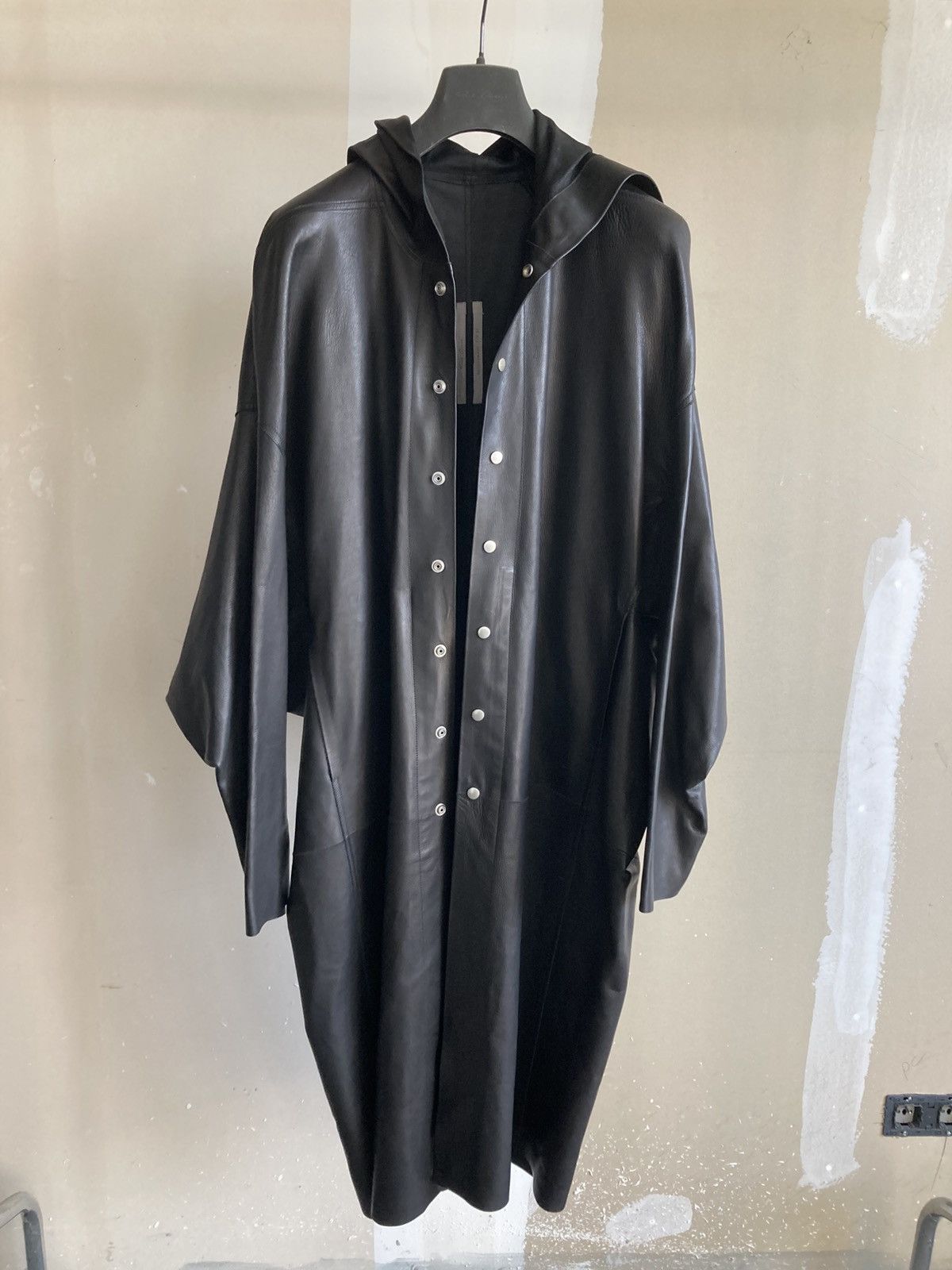 Rick Owens BRAND NEW / Rick Owens Leather Coat Size US M / EU 48-50 / 2 - 4 Thumbnail