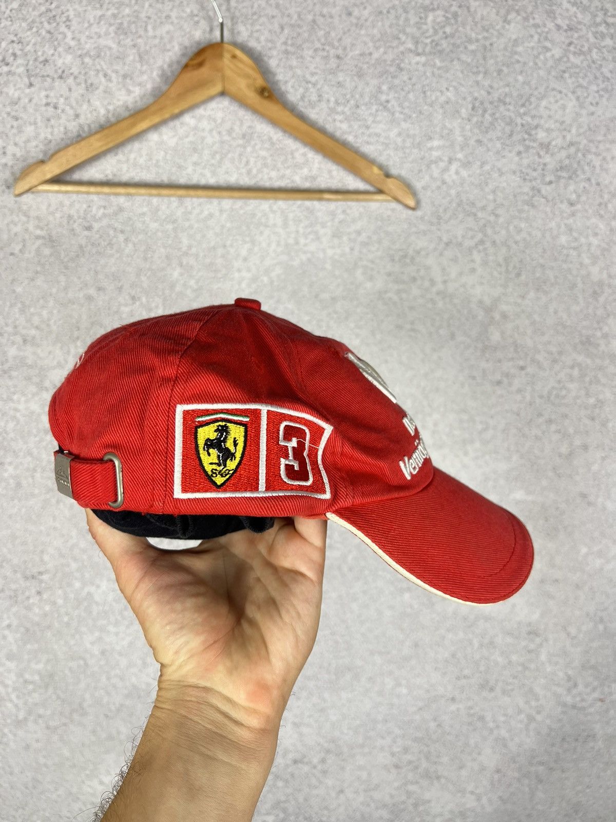 Ferrari Vintage Michael Schumacher Ferrari F1 Cap Hat Size ONE SIZE - 3 Thumbnail