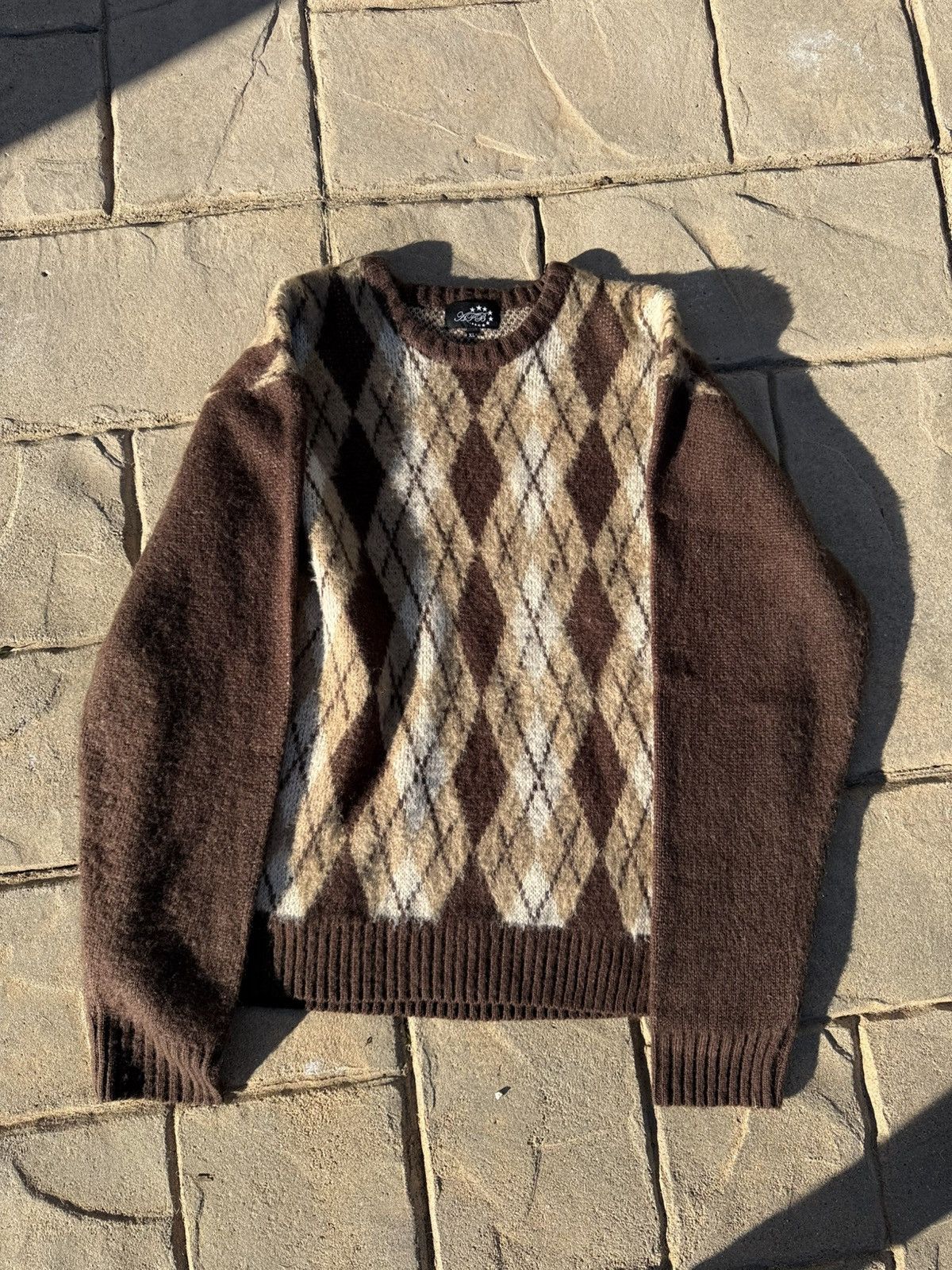 Other AFB Argyle Shaggy Knit Size US XL / EU 56 / 4 - 1 Thumbnail
