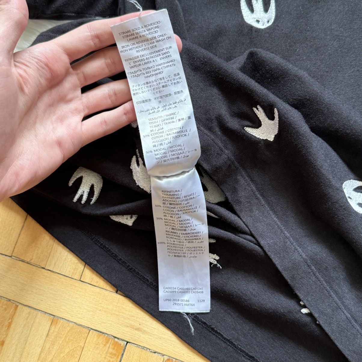 Alexander McQueen 📌Alexander McQueen MCQ Swallow Monogram Logo Tee T-shirt Size US M / EU 48-50 / 2 - 7 Thumbnail