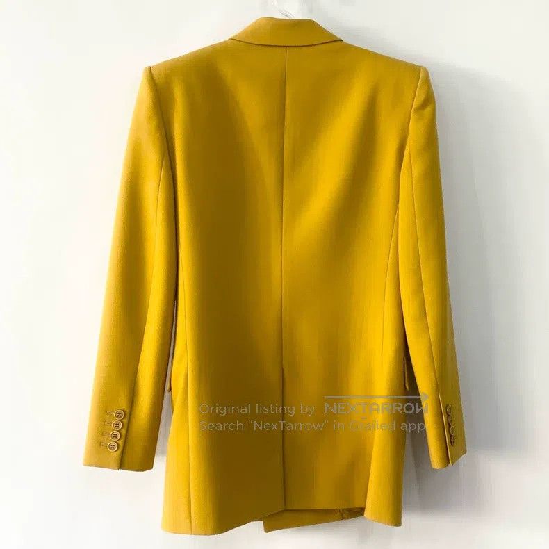 Saint Laurent Paris Saint Laurent Paris Jacket yellow Size XS / US 0-2 / IT 36-38 - 2 Thumbnail