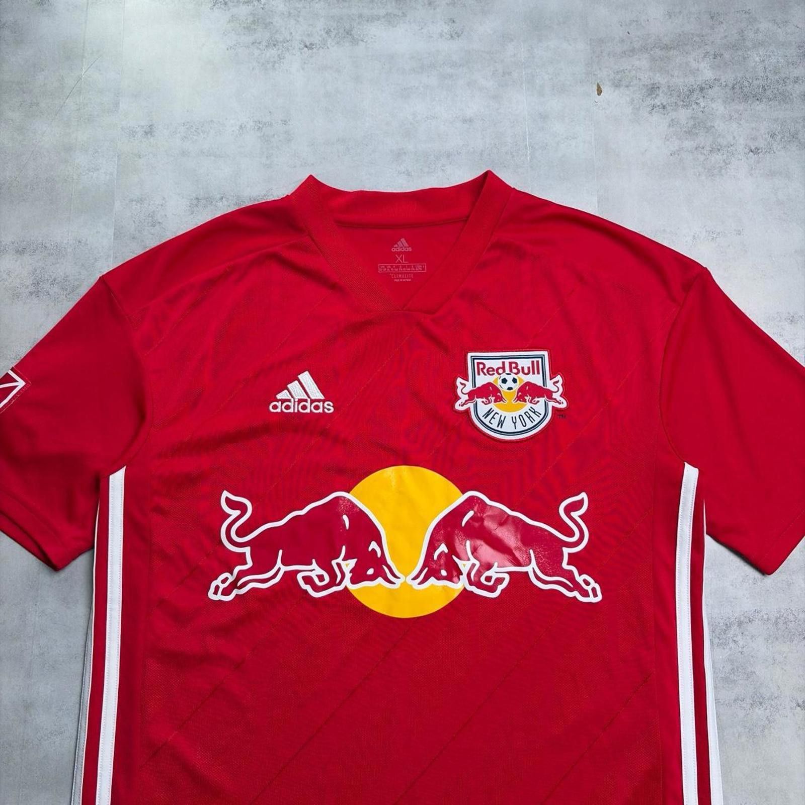 Adidas Y2K Red Adidas New York Red Bull 2018 MLS Home Soccer Jersey Size US M / EU 48-50 / 2 - 3 Thumbnail