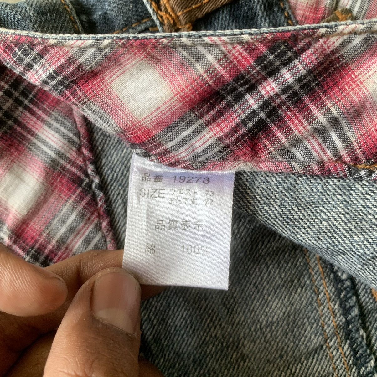 14th Addiction × If Six Was Nine × Tornado Mart Nylaus Double Waist Bondage Design Jeans Size US 29 - 10 Thumbnail