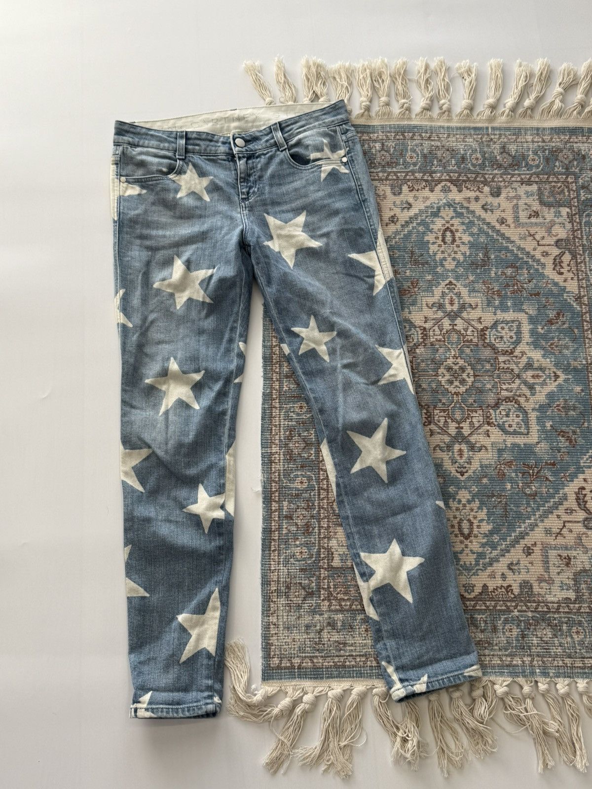 Stella McCartney Stella McCartney Star Print Jeans Size 27" / US 4 / IT 40 - 1 Thumbnail