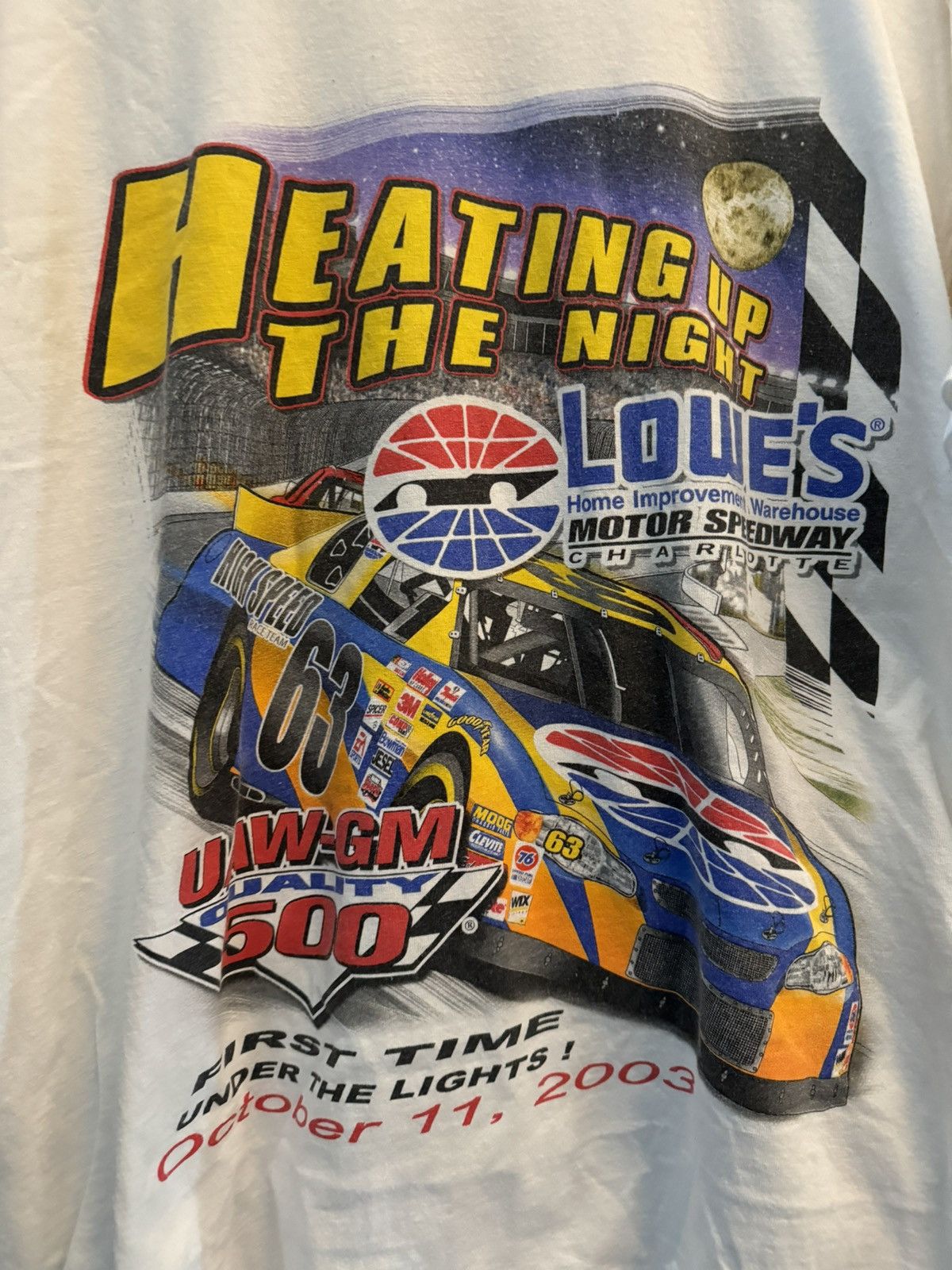 NASCAR × Vintage Vintage Nascar Motor speedway tee Size US XL / EU 56 / 4 - 2 Thumbnail