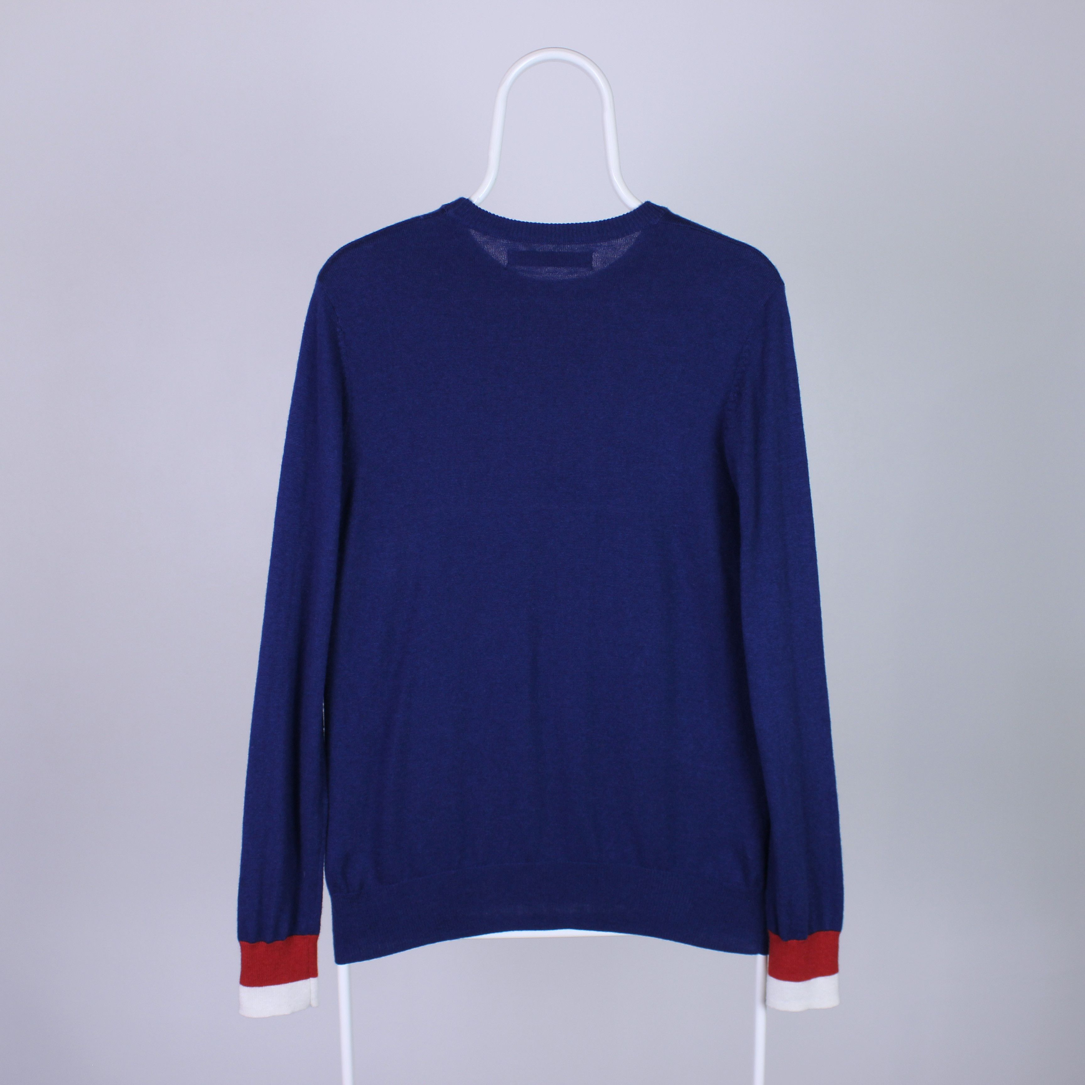 Karl Lagerfeld Karl Lagerfeld cashmere sweater big logo centr navy S M Size US M / EU 48-50 / 2 - 9 Thumbnail