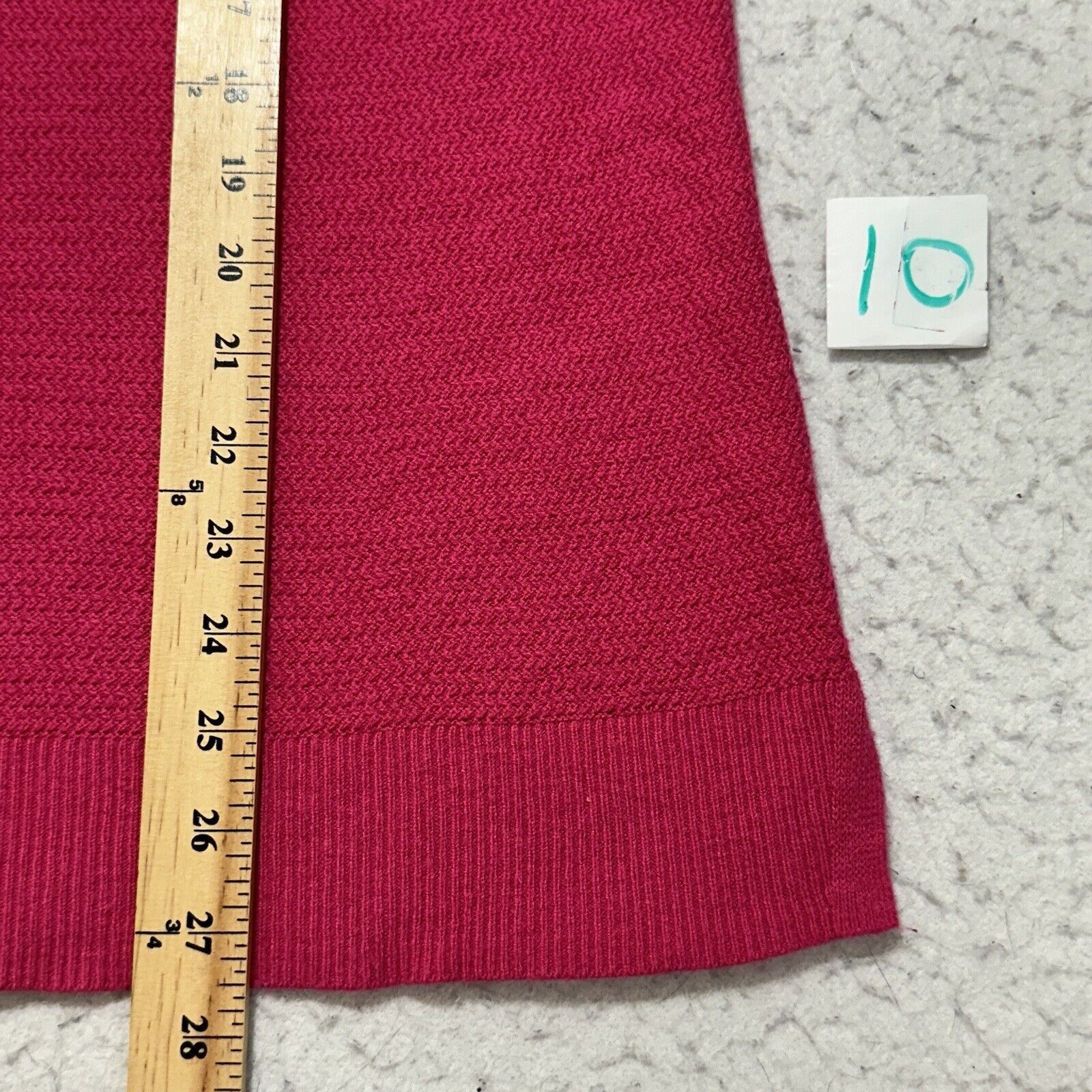 Gap GAP Medium V-Neck Sweater Merino Extra Fine Wool Hot Pink Size M / US 6-8 / IT 42-44 - 9 Thumbnail
