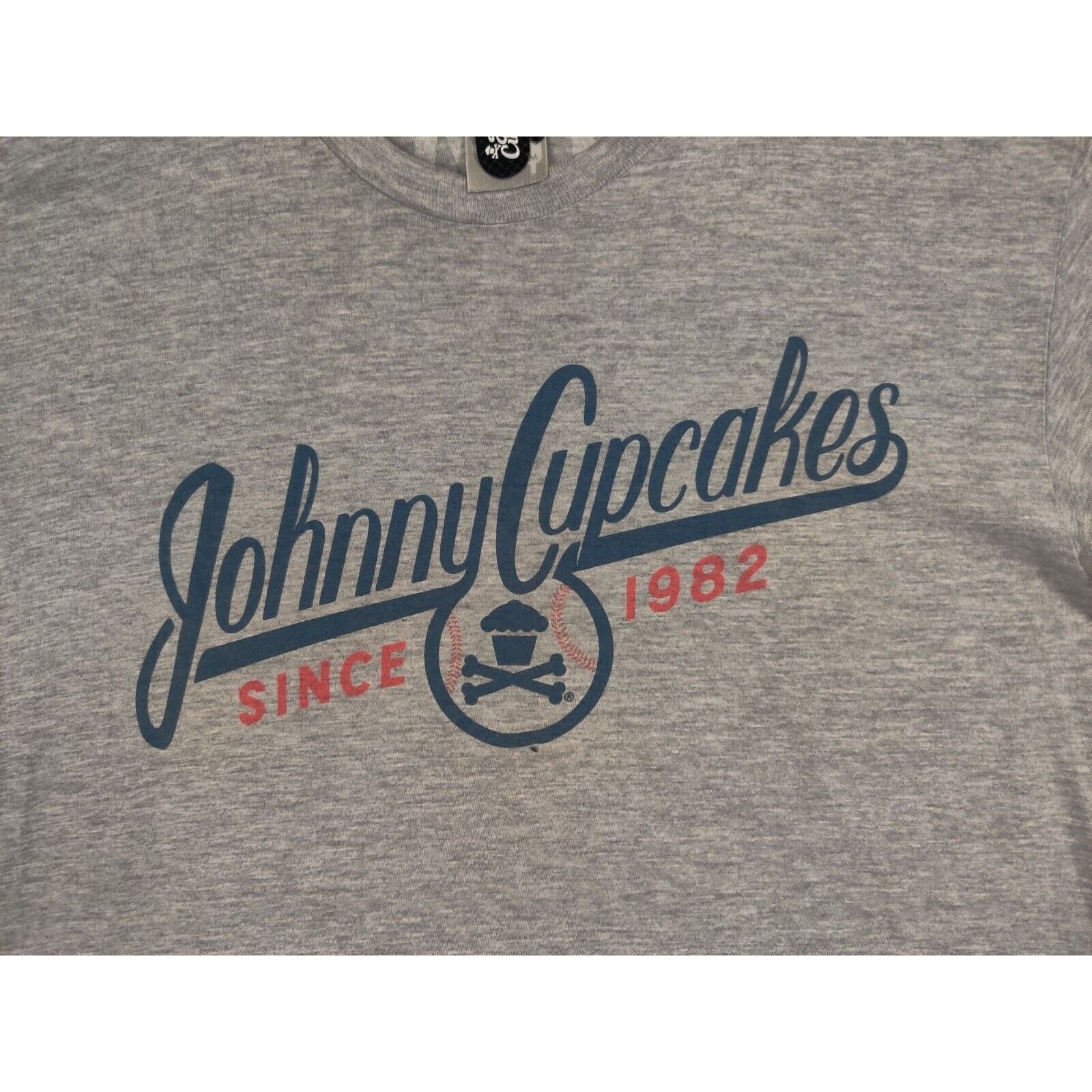 Johnny Cupcakes Johnny Cupcakes Shirt Adult Mens Medium Gray Blue Spell Out Size US M / EU 48-50 / 2 - 2 Thumbnail