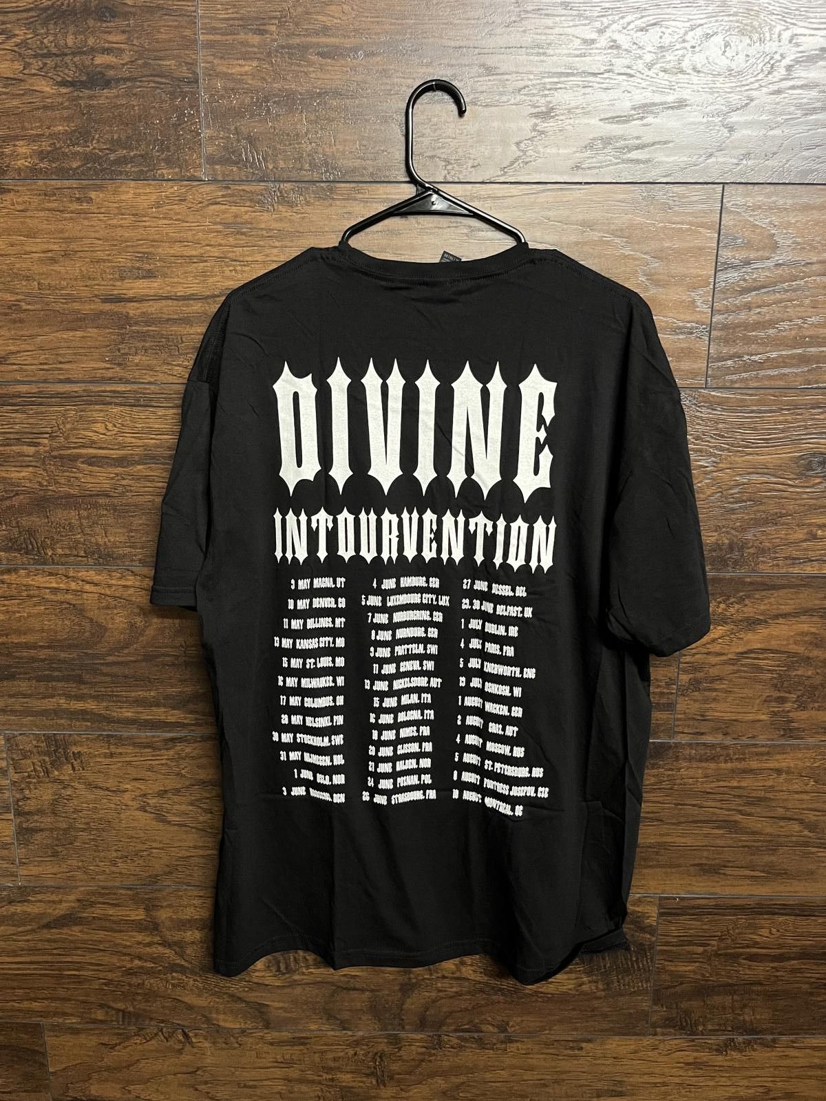 Designer Slayer Divine Intervention Tour Tee 2014 Slayer T-shirt XL Size US XL / EU 56 / 4 - 2 Thumbnail