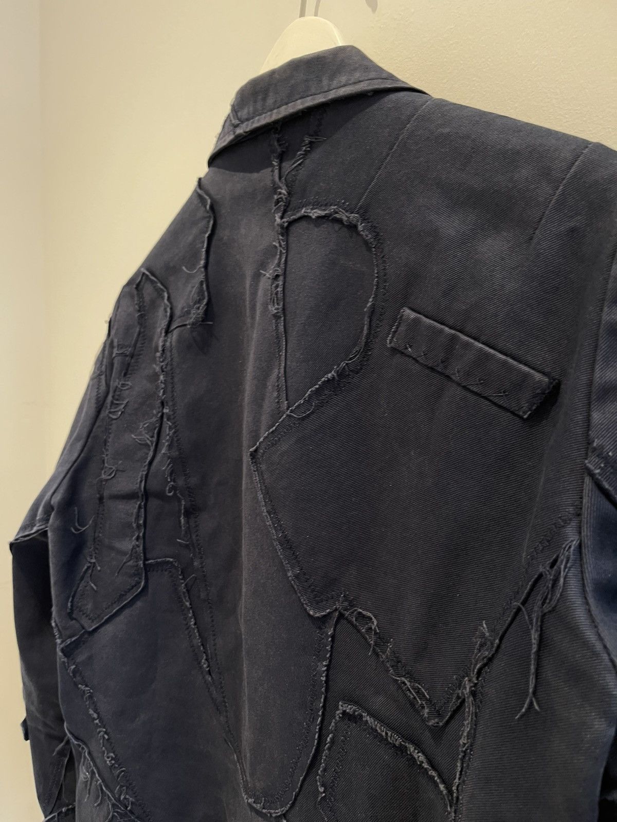 Kolor Kolor SS11 Navy Raw Edges Reconstructed Blazer Size US S / EU 44-46 / 1 - 20 Thumbnail