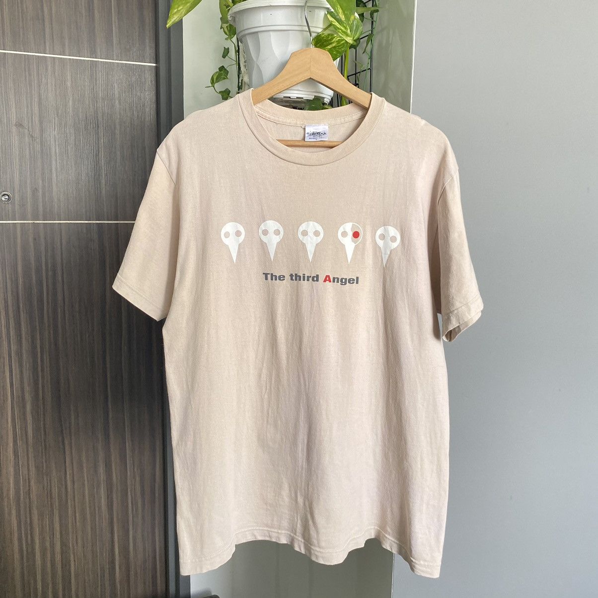 Anime Thrashed Faded Vintage Evangelion The Third Angel Anime Tee Size US L / EU 52-54 / 3 - 1 Thumbnail