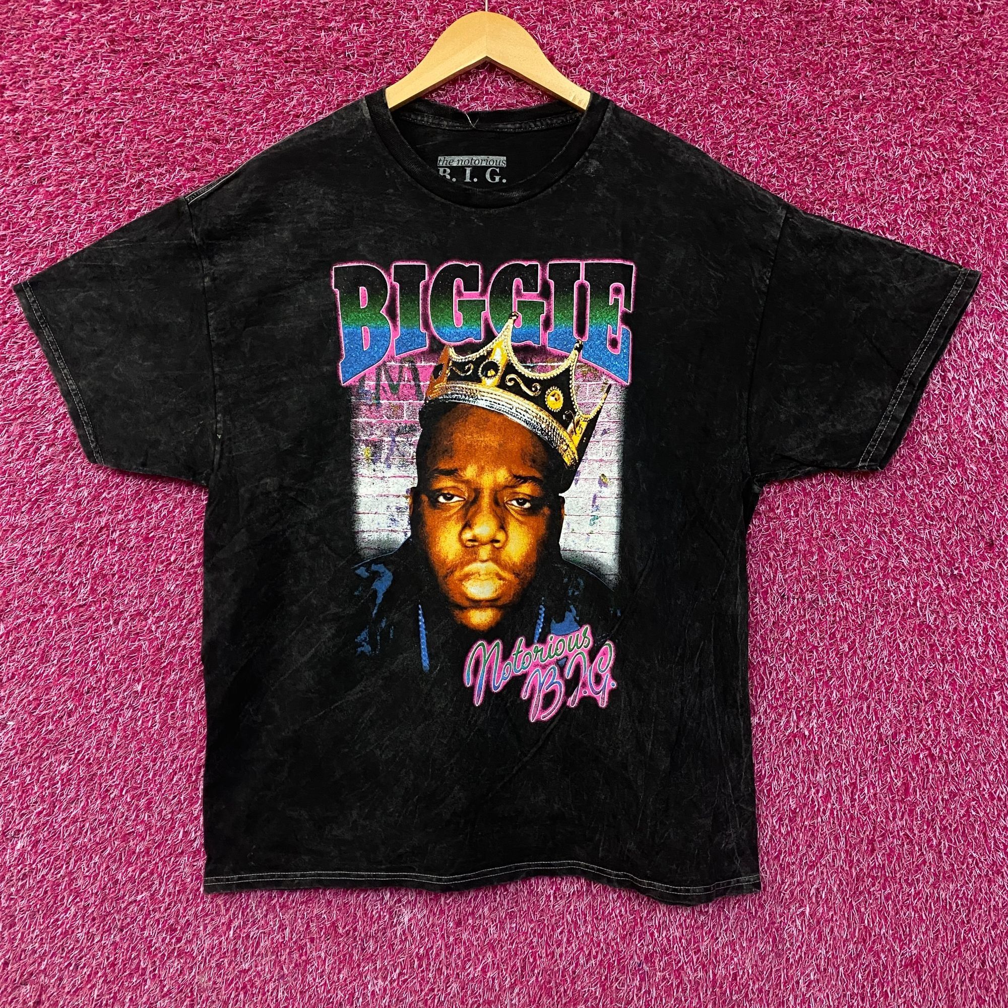 Other Biggie Smalls Crown King of New York Graphic Mineral Wash T- Size US XL / EU 56 / 4 - 1 Thumbnail