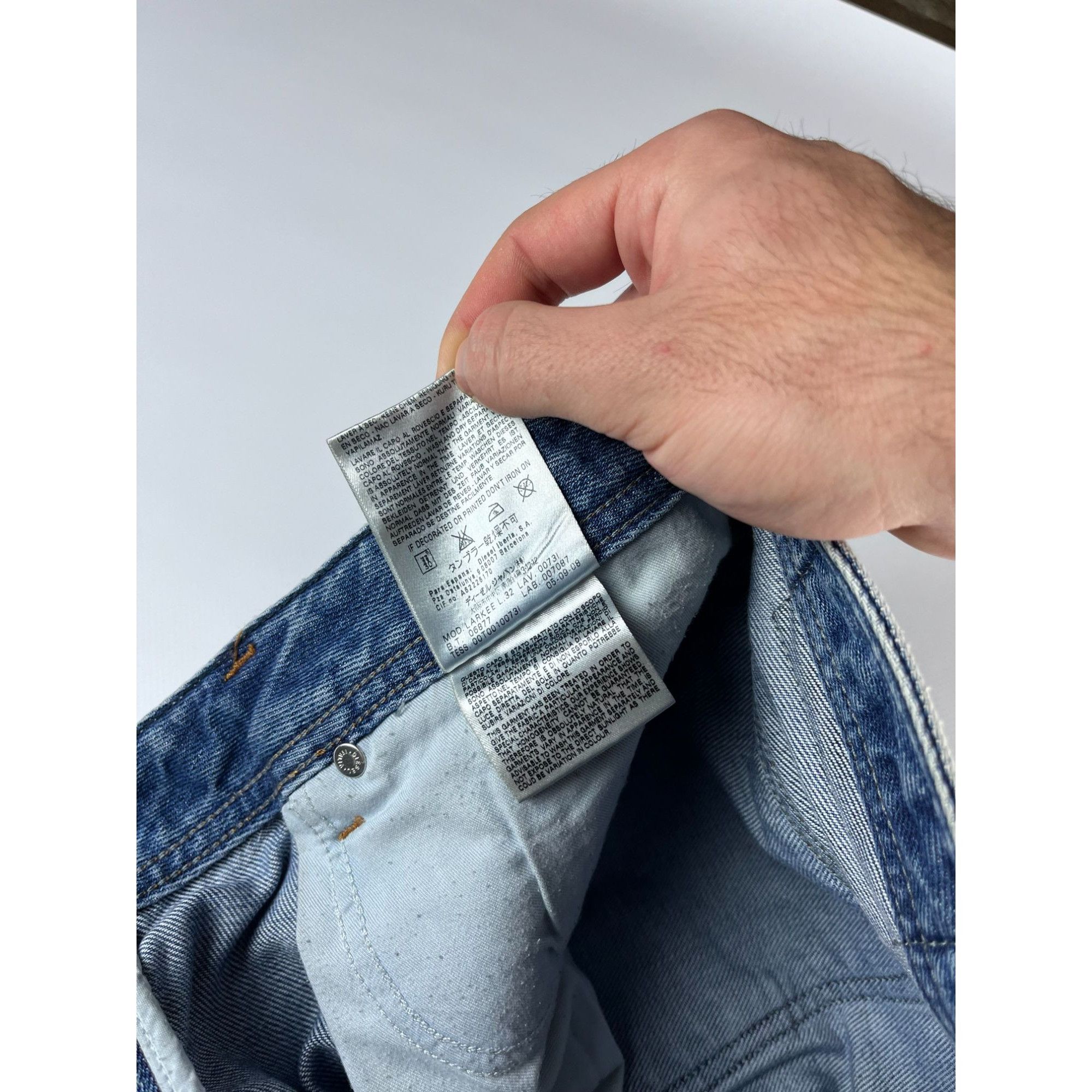 Diesel Diesel Larkee 0073L rare baggy jeans Size US 32 / EU 48 - 9 Thumbnail