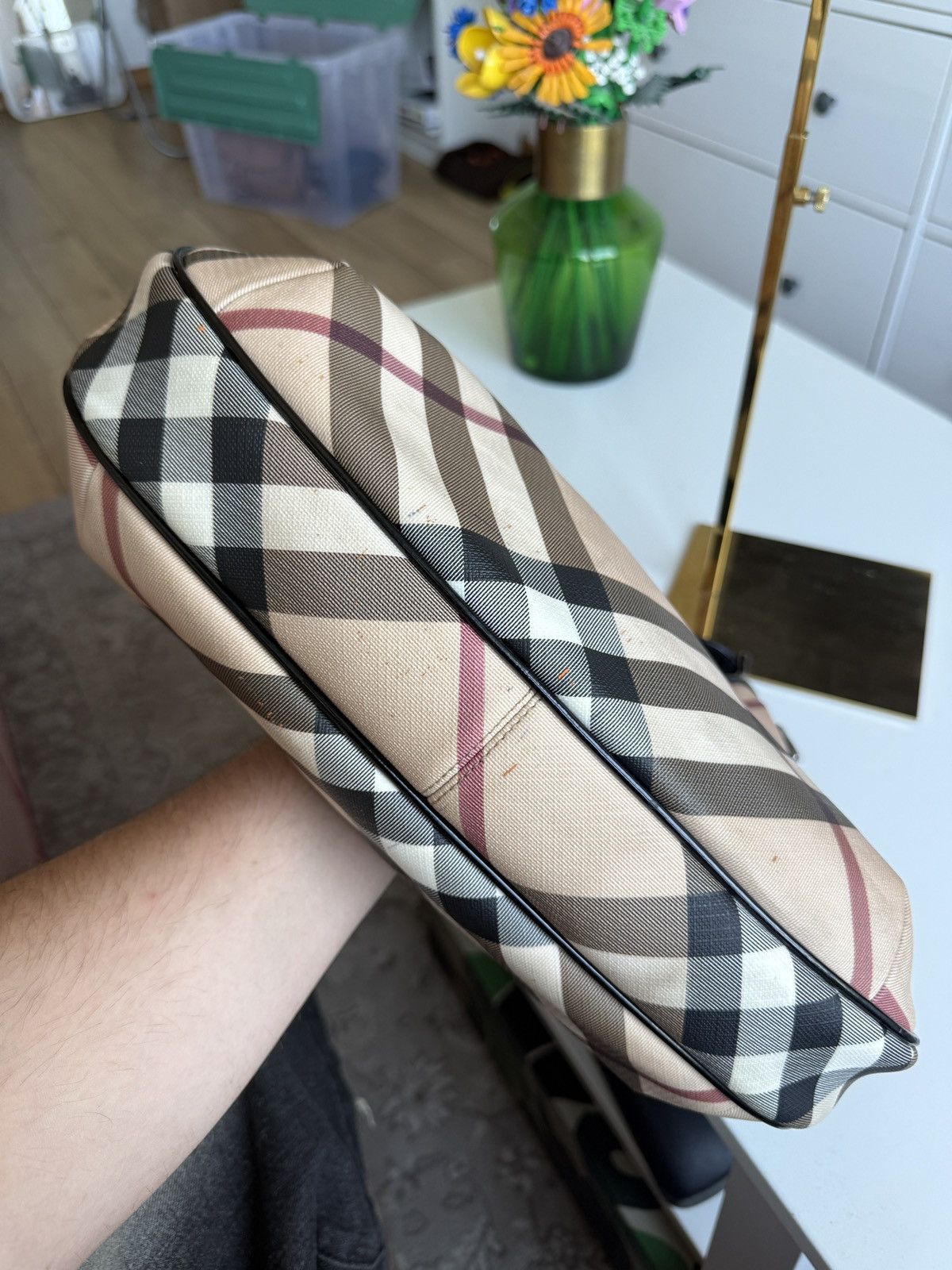 Burberry × Designer Vintage y2k Burberry London nova check hobo shoulder bag rare Size ONE SIZE - 15 Thumbnail