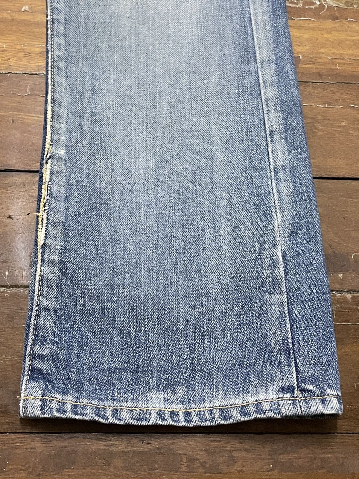 Japanese Brand × Vintage Rare Vintage Japanese Brand Purple & Yellow Jeans 2000s Size US 34 / EU 50 - 6 Thumbnail