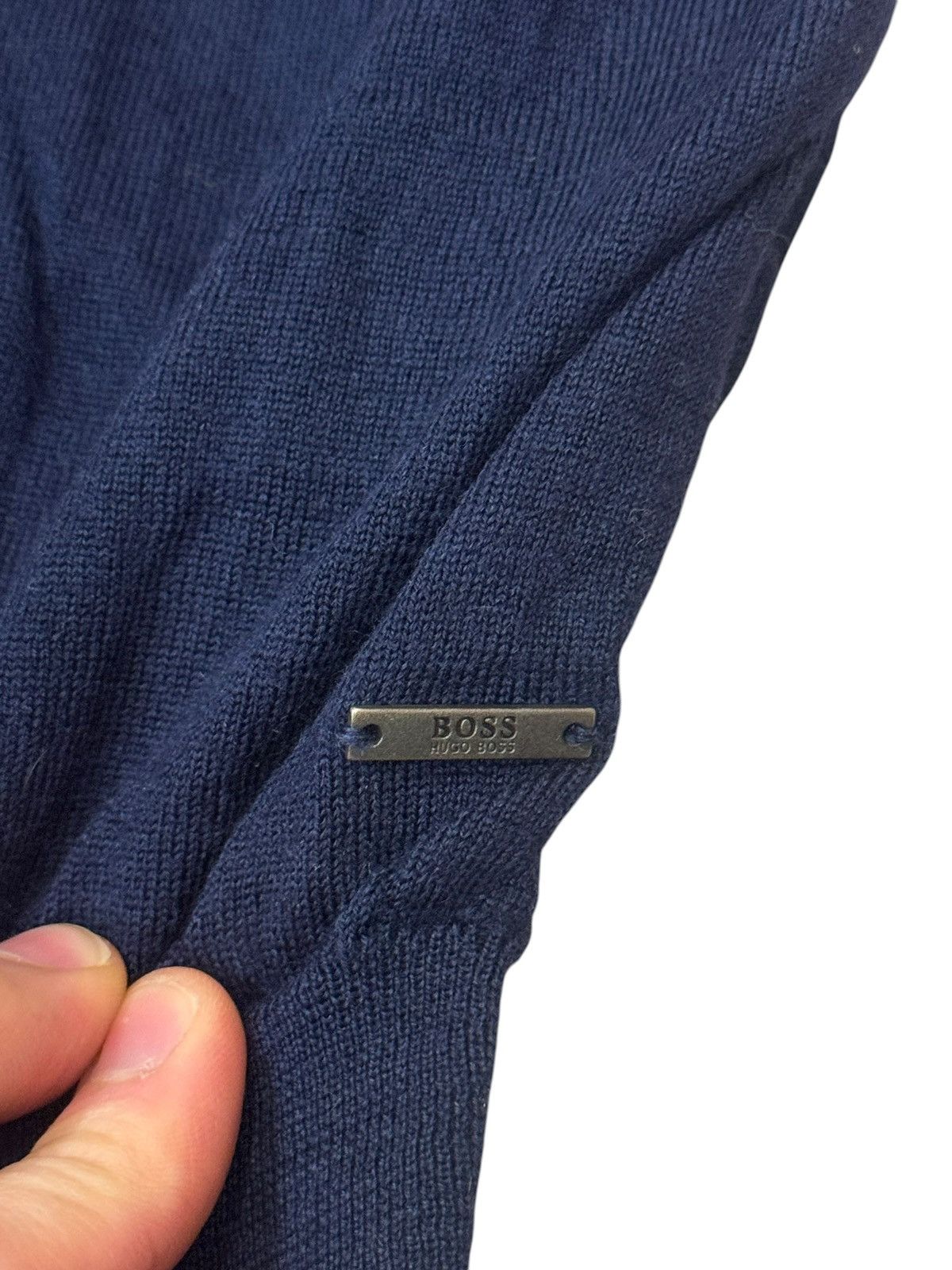 Hugo Boss Hugo Boss Slim Fit Wool Melba Jumper Pullover Medium Large Size US L / EU 52-54 / 3 - 5 Thumbnail