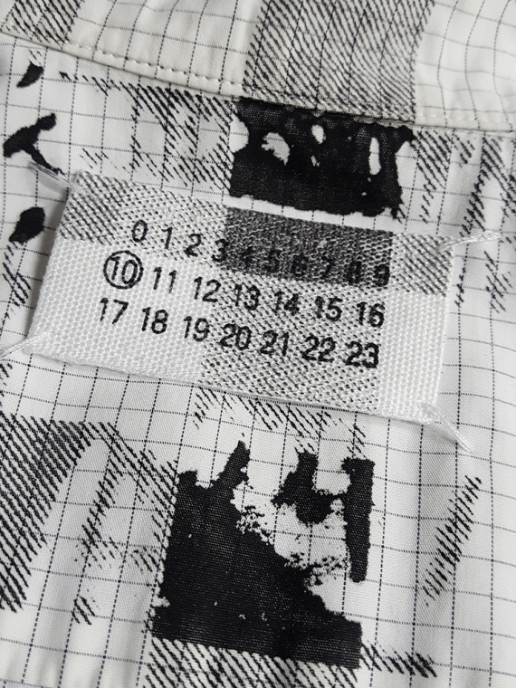 Maison Margiela Margiela Checkered Shirt with Black Checkered Print L 2004 Size US L / EU 52-54 / 3 - 9 Thumbnail